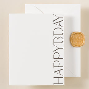 Windsor Letterpress Birthday Card