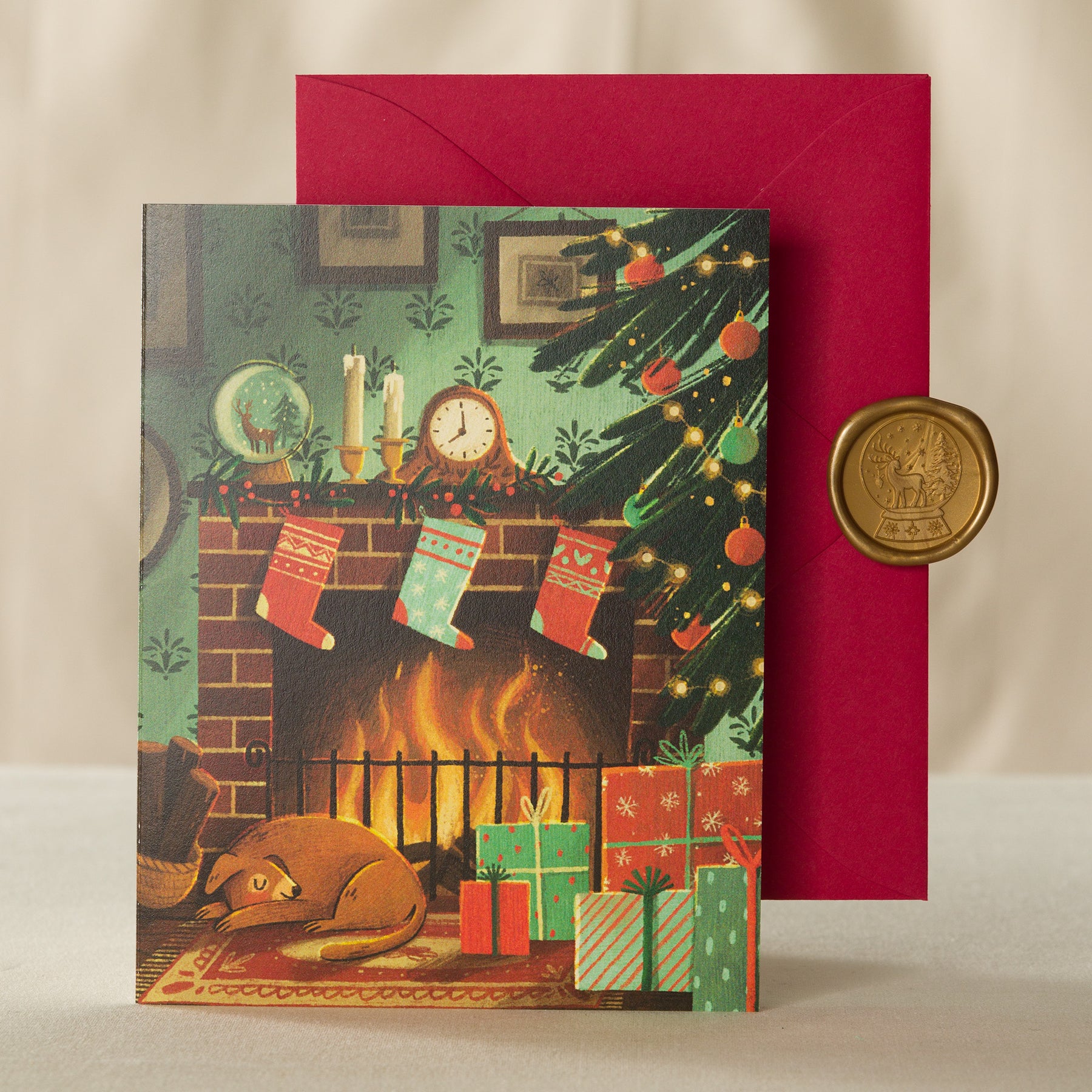Silent Night Holiday Card