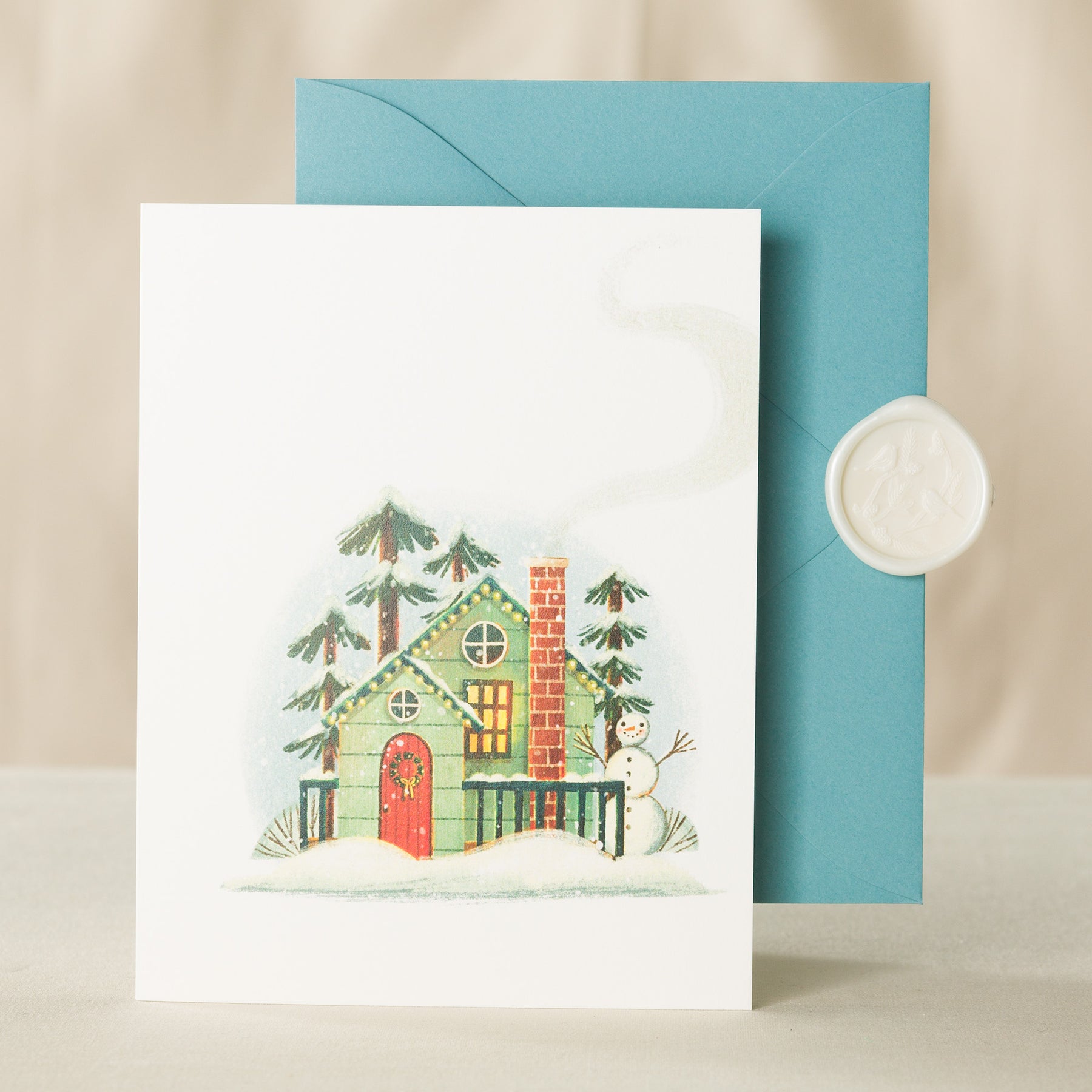 Cozy Christmas Holiday Card