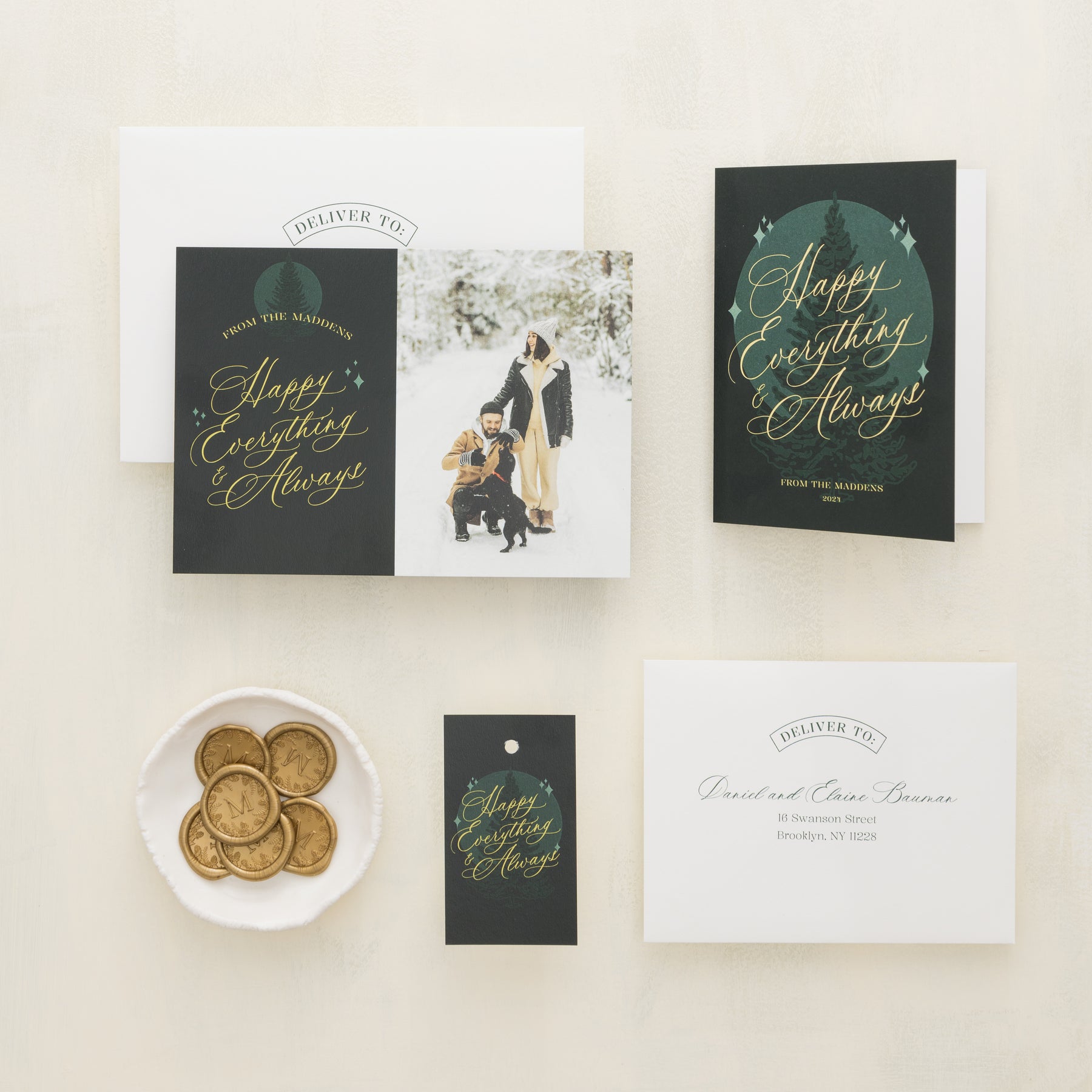 Northern Light Holiday Card