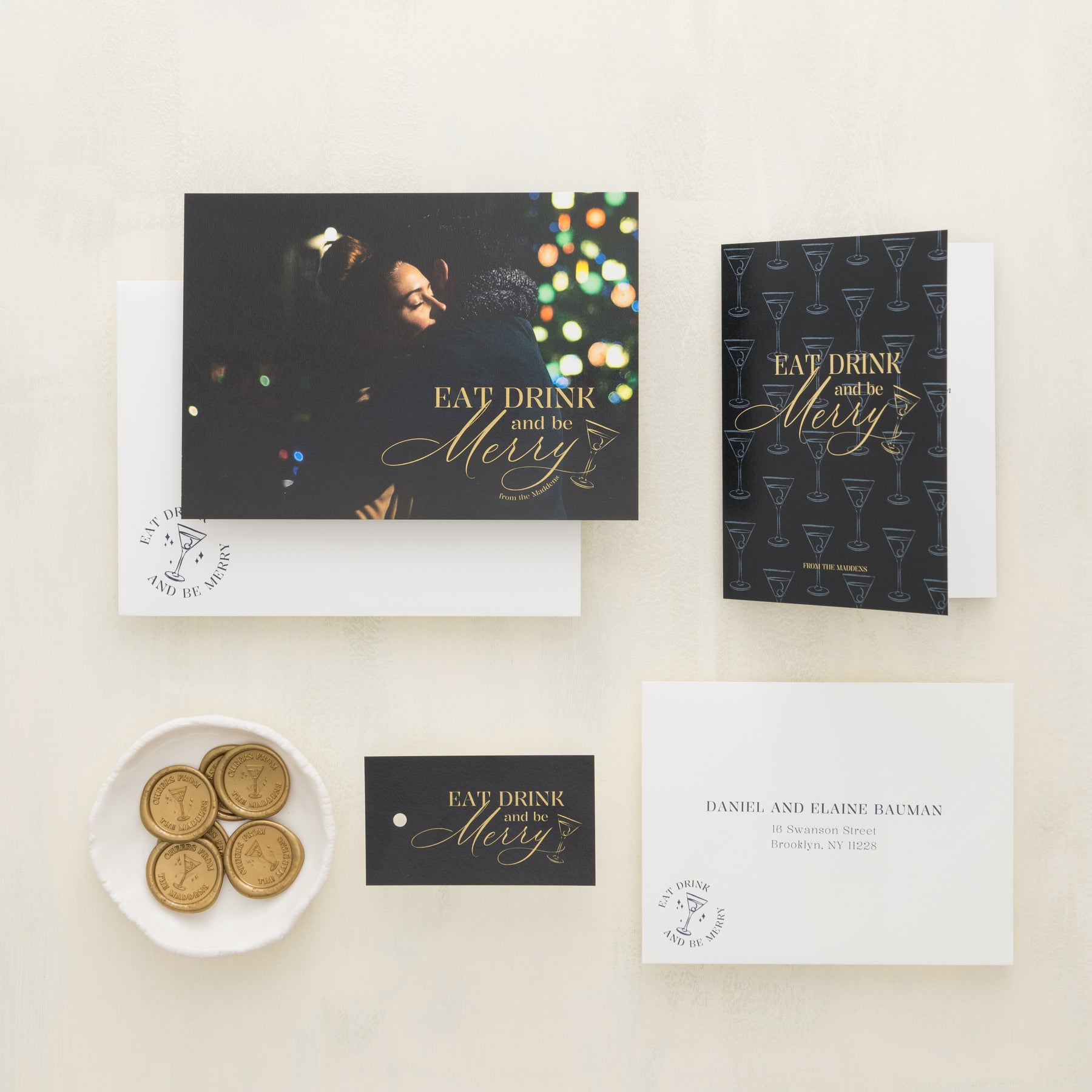 Merriment Holiday Card