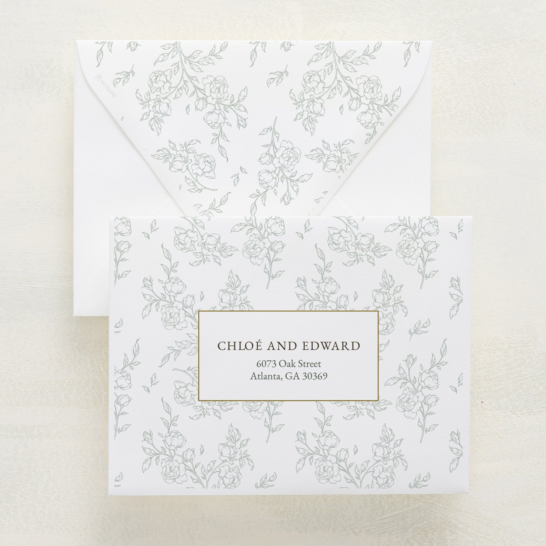 Climbing Roses Addressed Envelopes