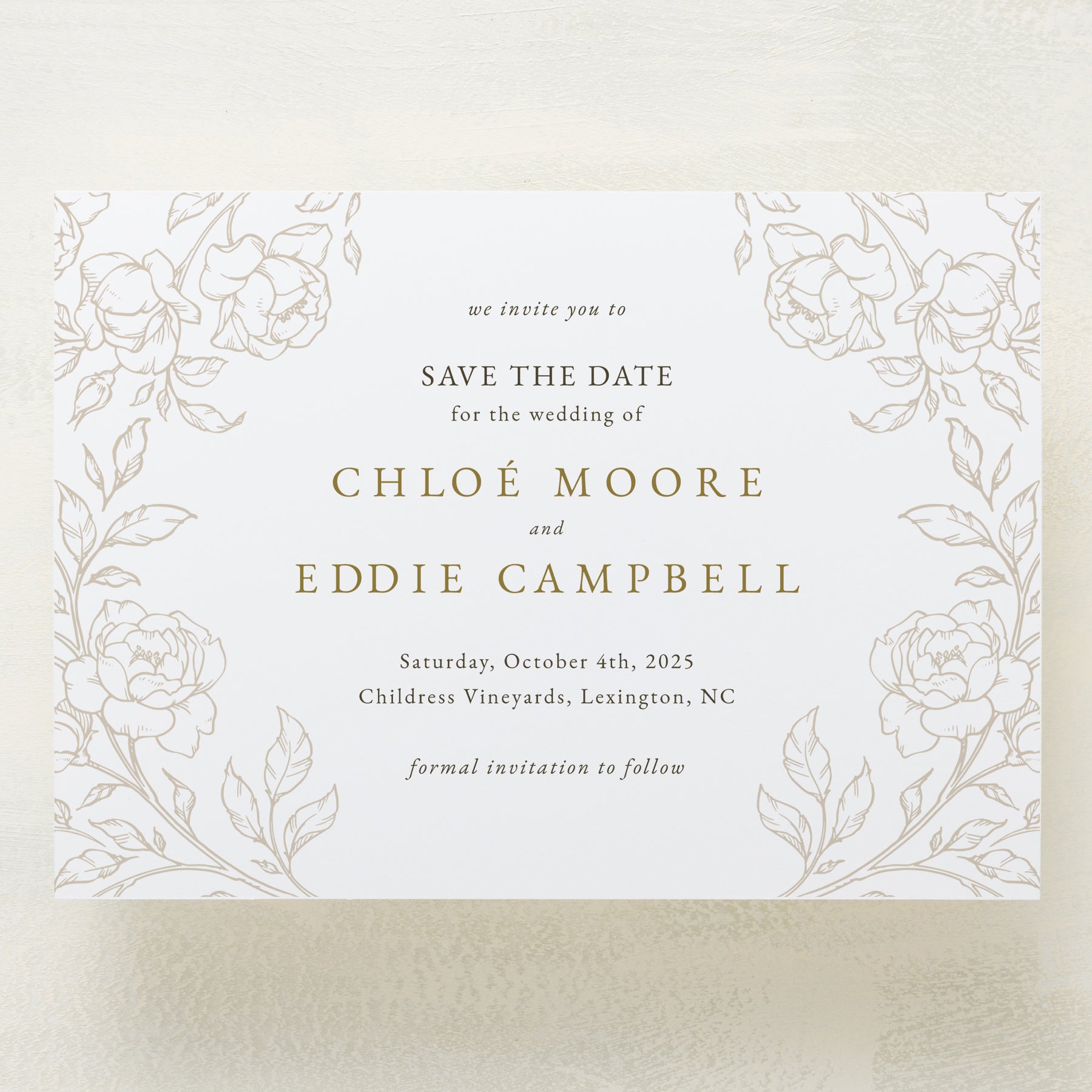 Climbing Roses Save The Date