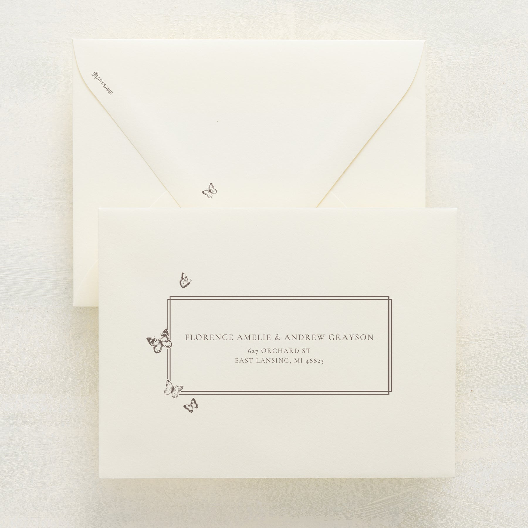 Hearts A Flutter Addressed Envelopes