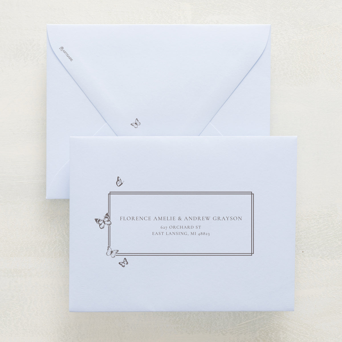 Hearts A Flutter Addressed Envelopes