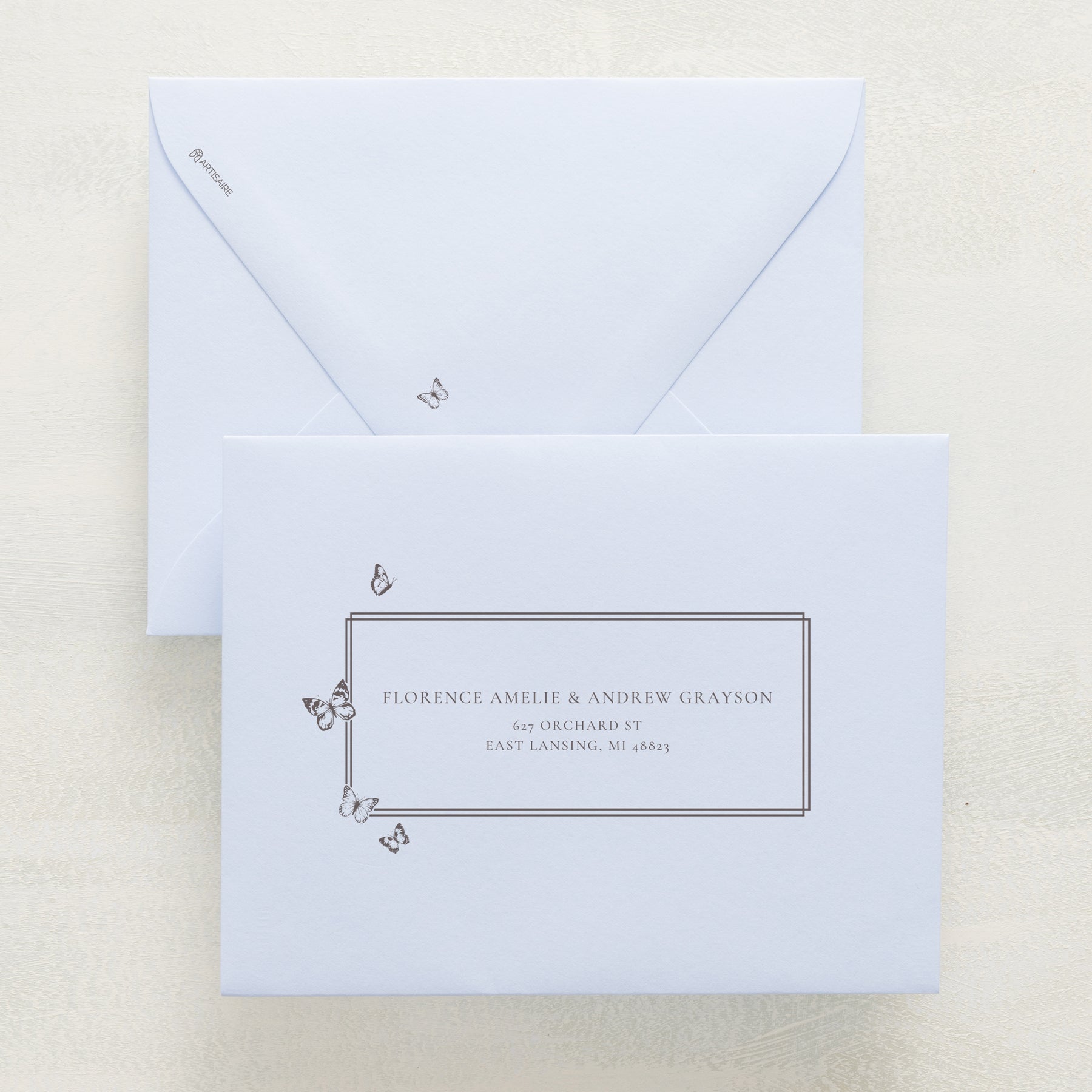 Hearts A Flutter Addressed Envelopes