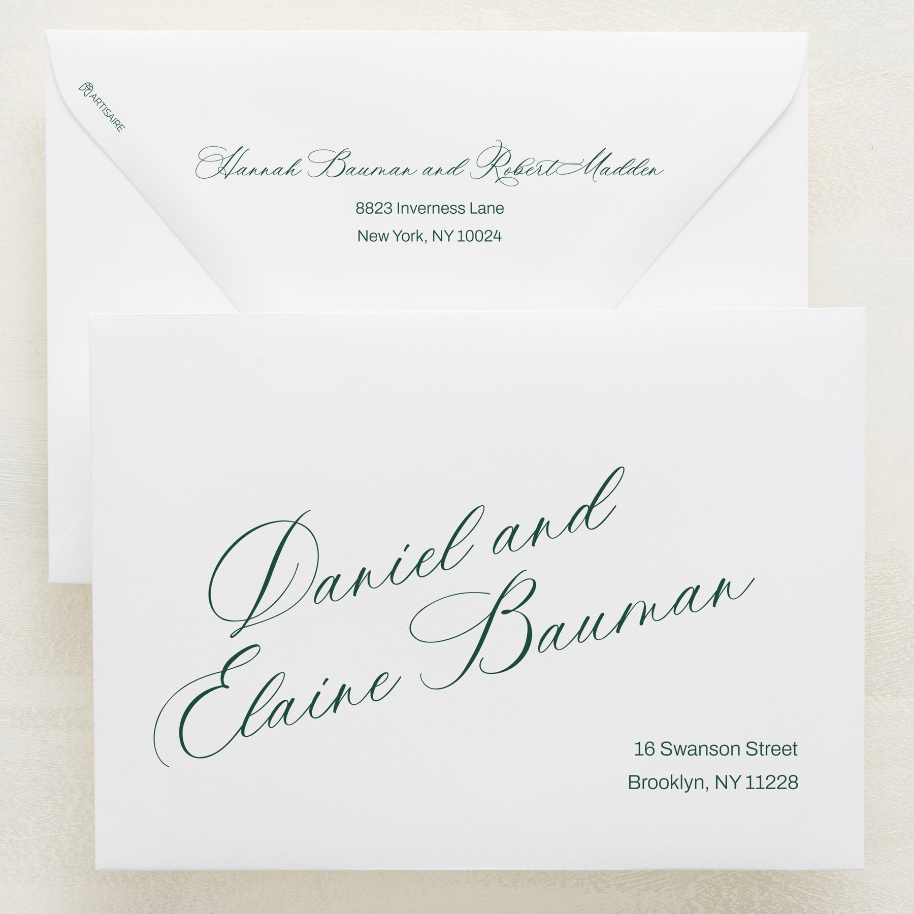 Cardinal Cheer Addressed Envelopes