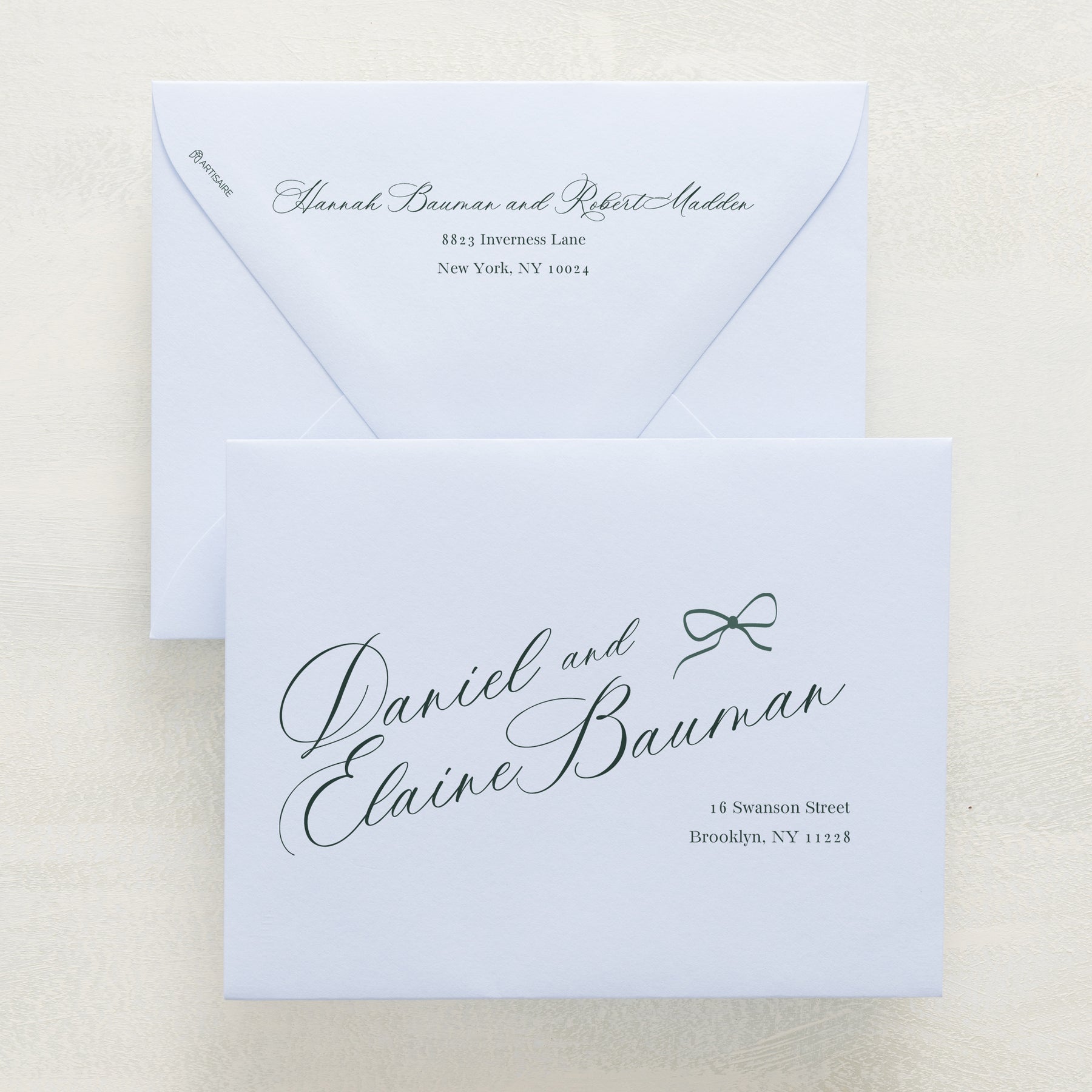 Knotted and Nice Addressed Envelopes