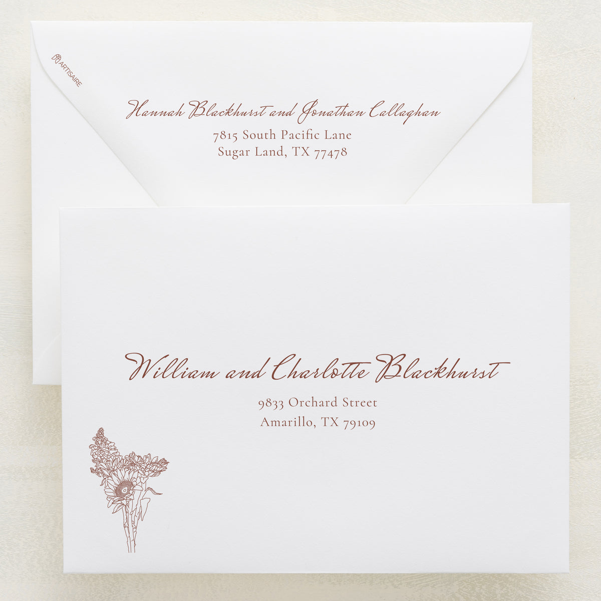 Midsummer Addressed Envelopes
