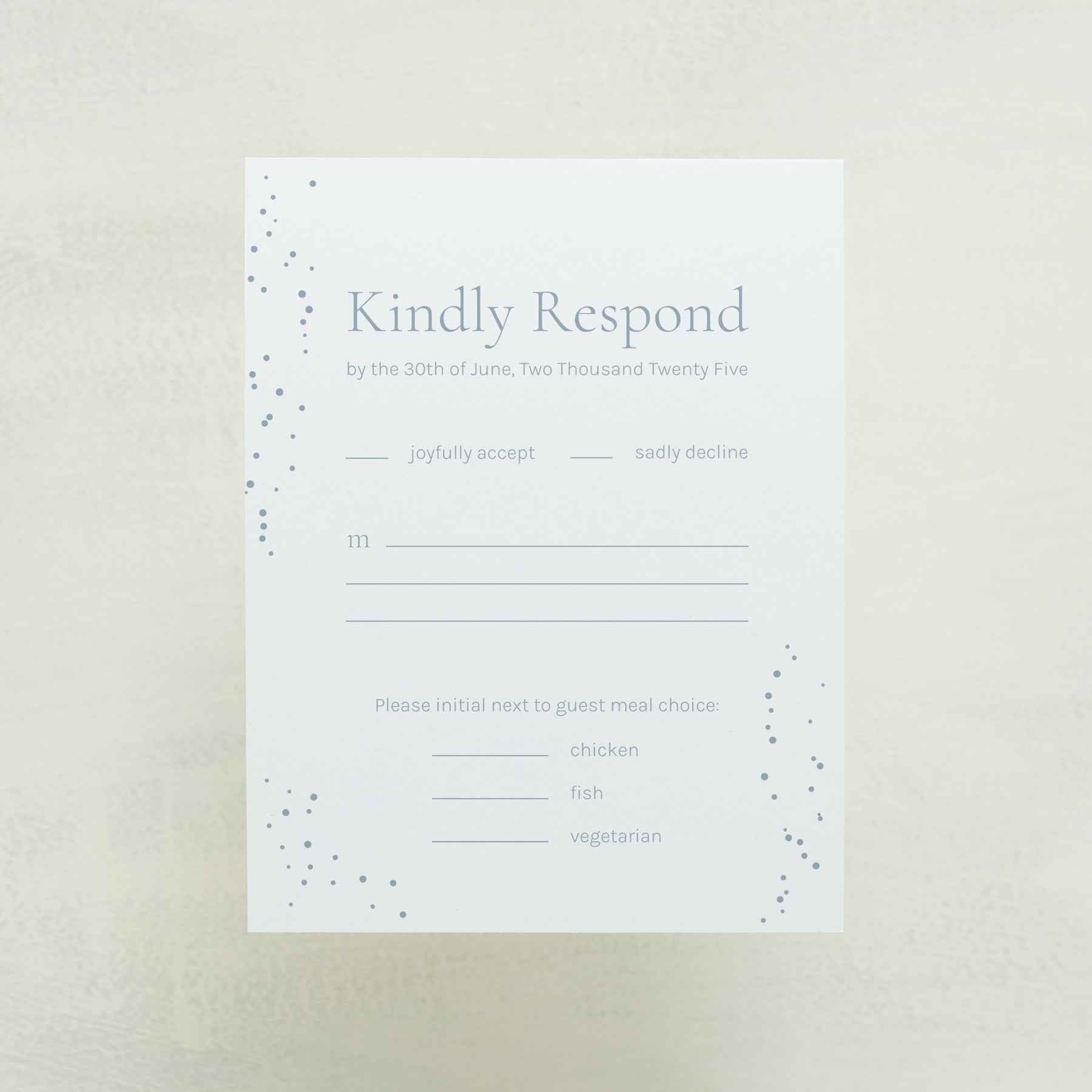 Full Bloom RSVP Cards