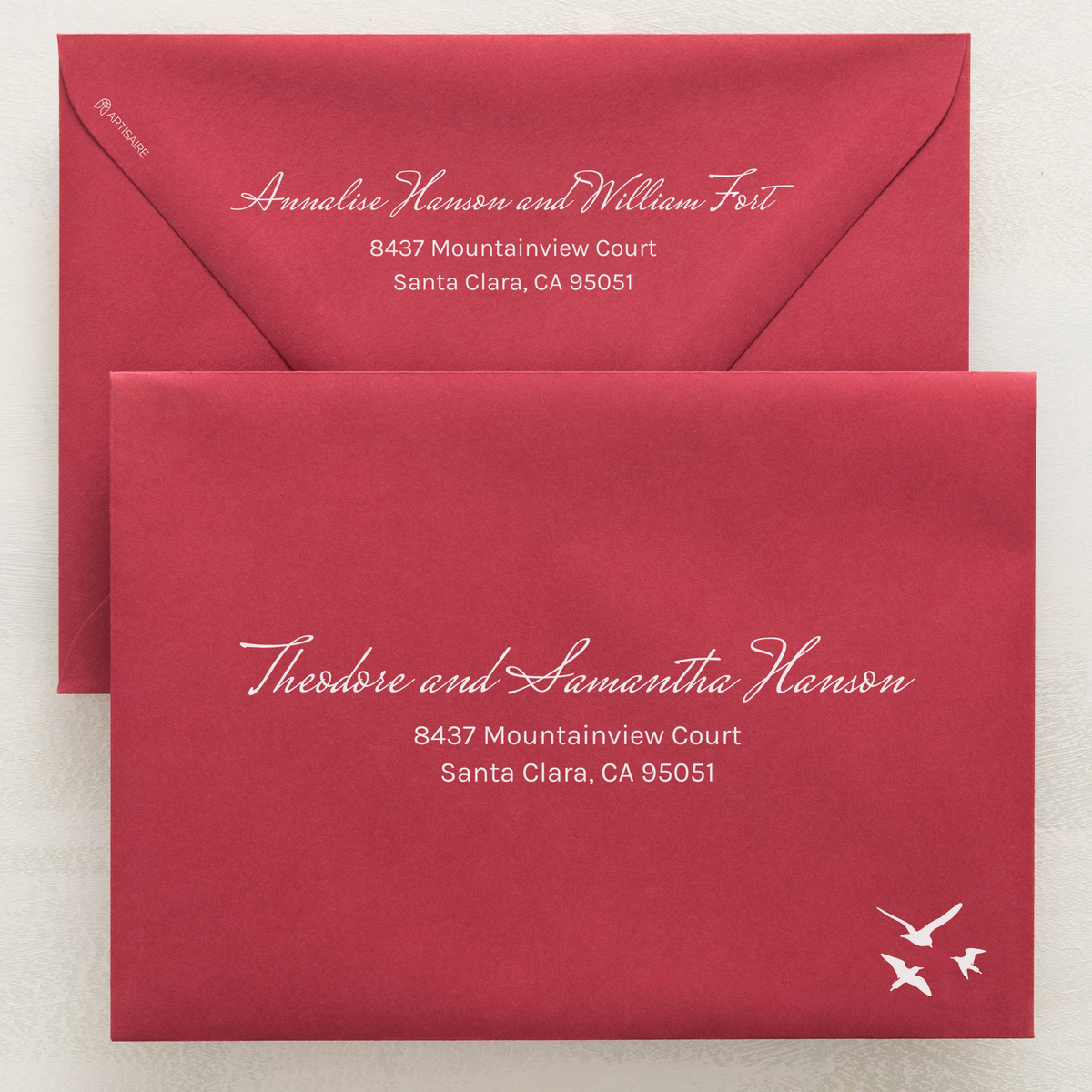 Whisked Away Addressed Envelopes