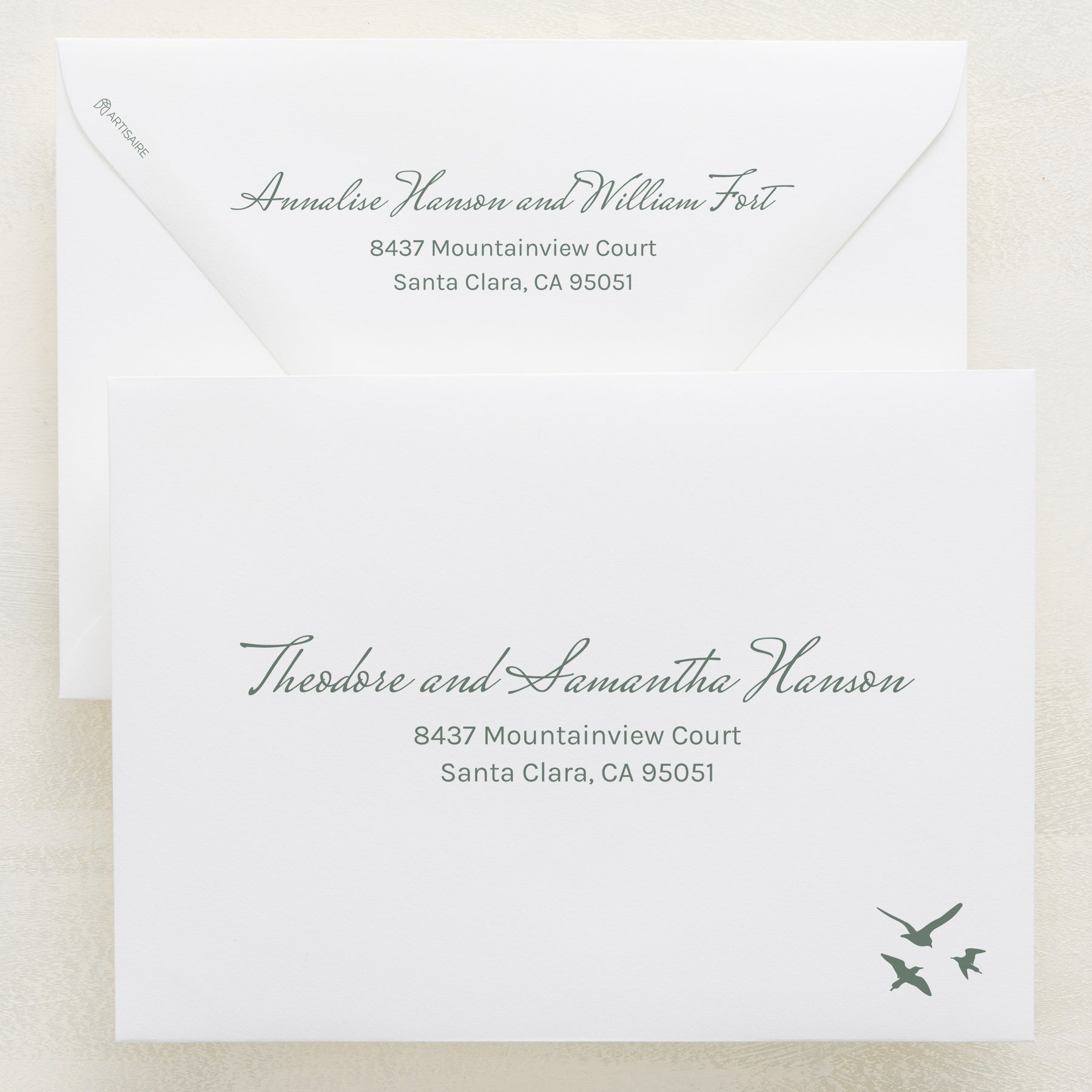 Whisked Away Addressed Envelopes