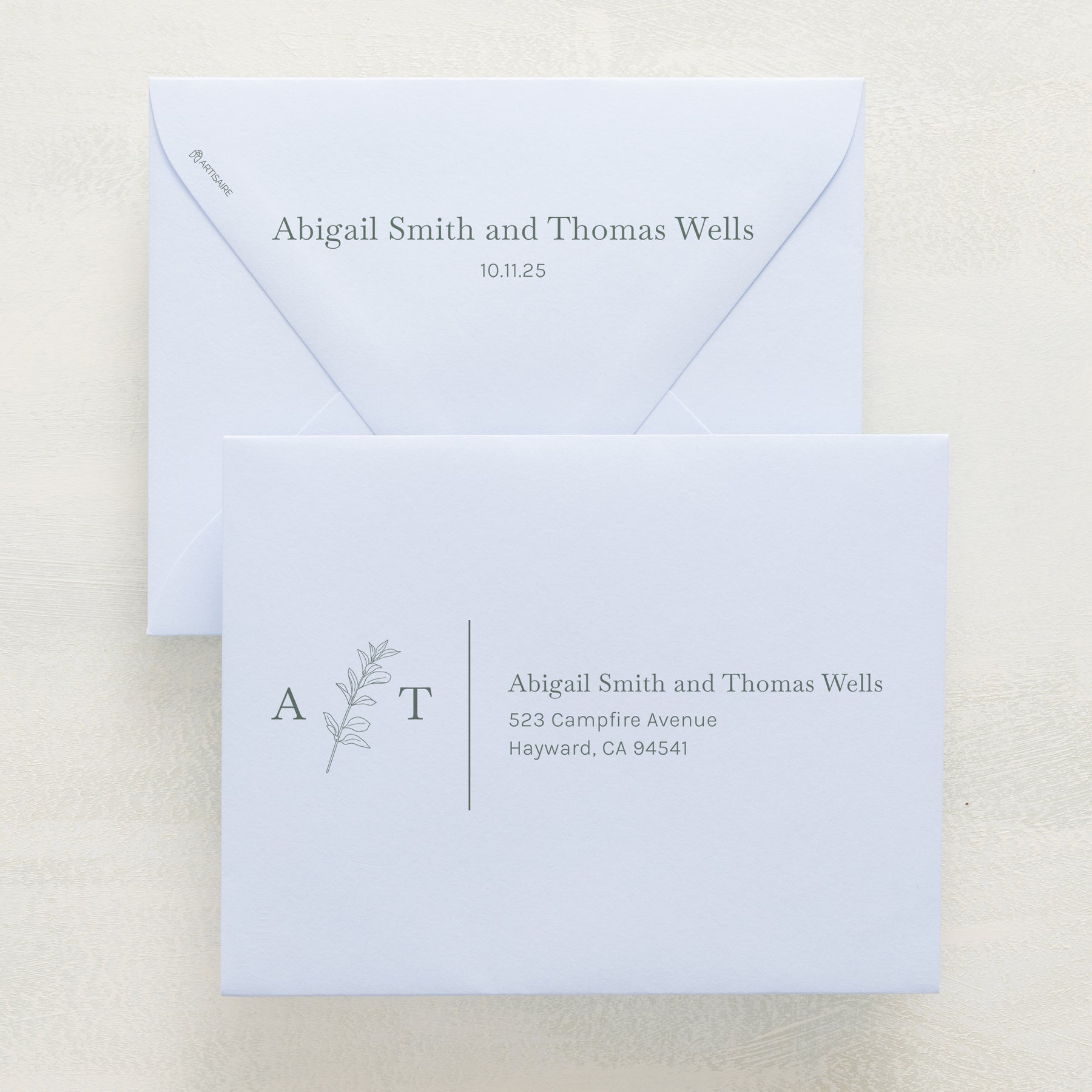 Embellished Reply Envelopes