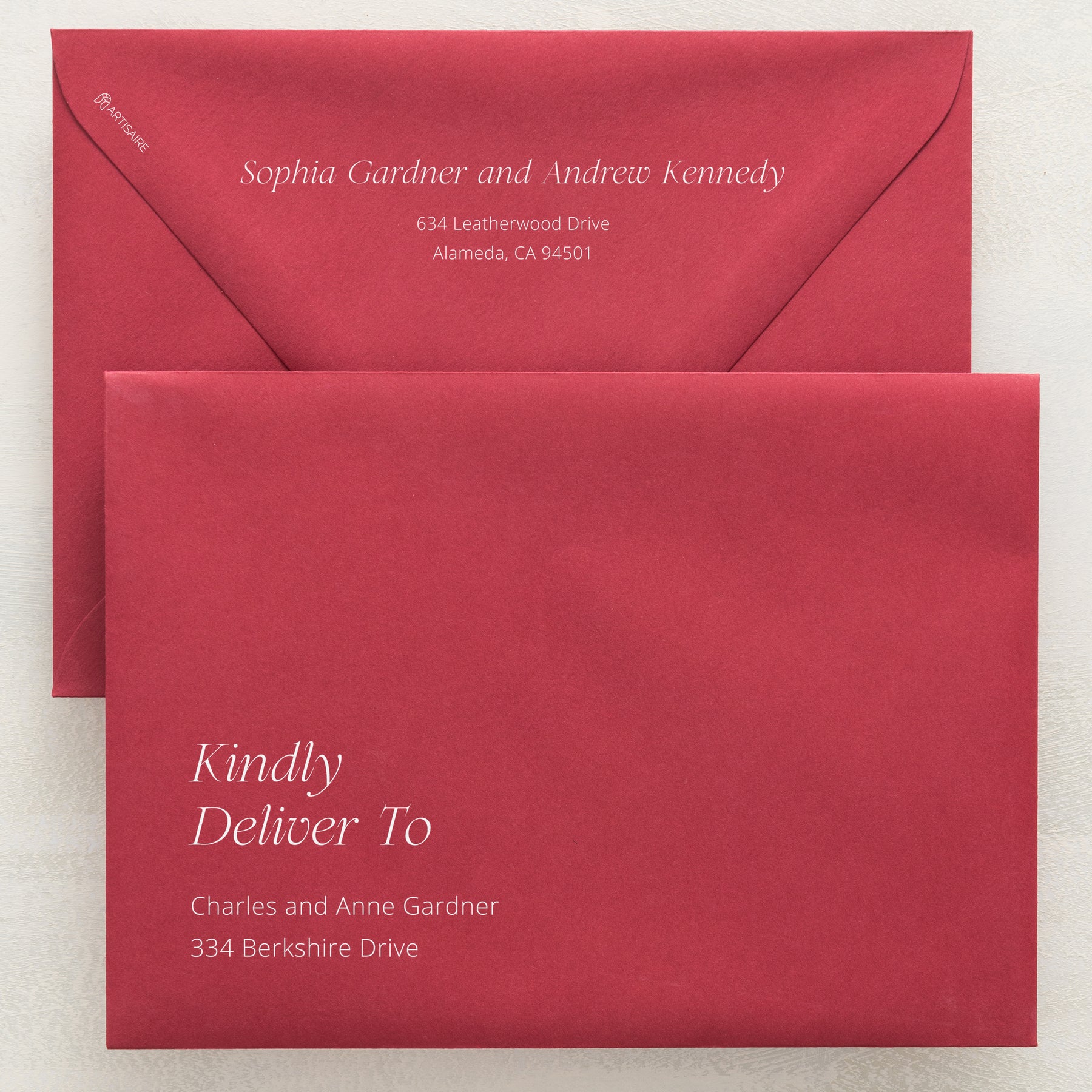 Serendipity Addressed Envelopes