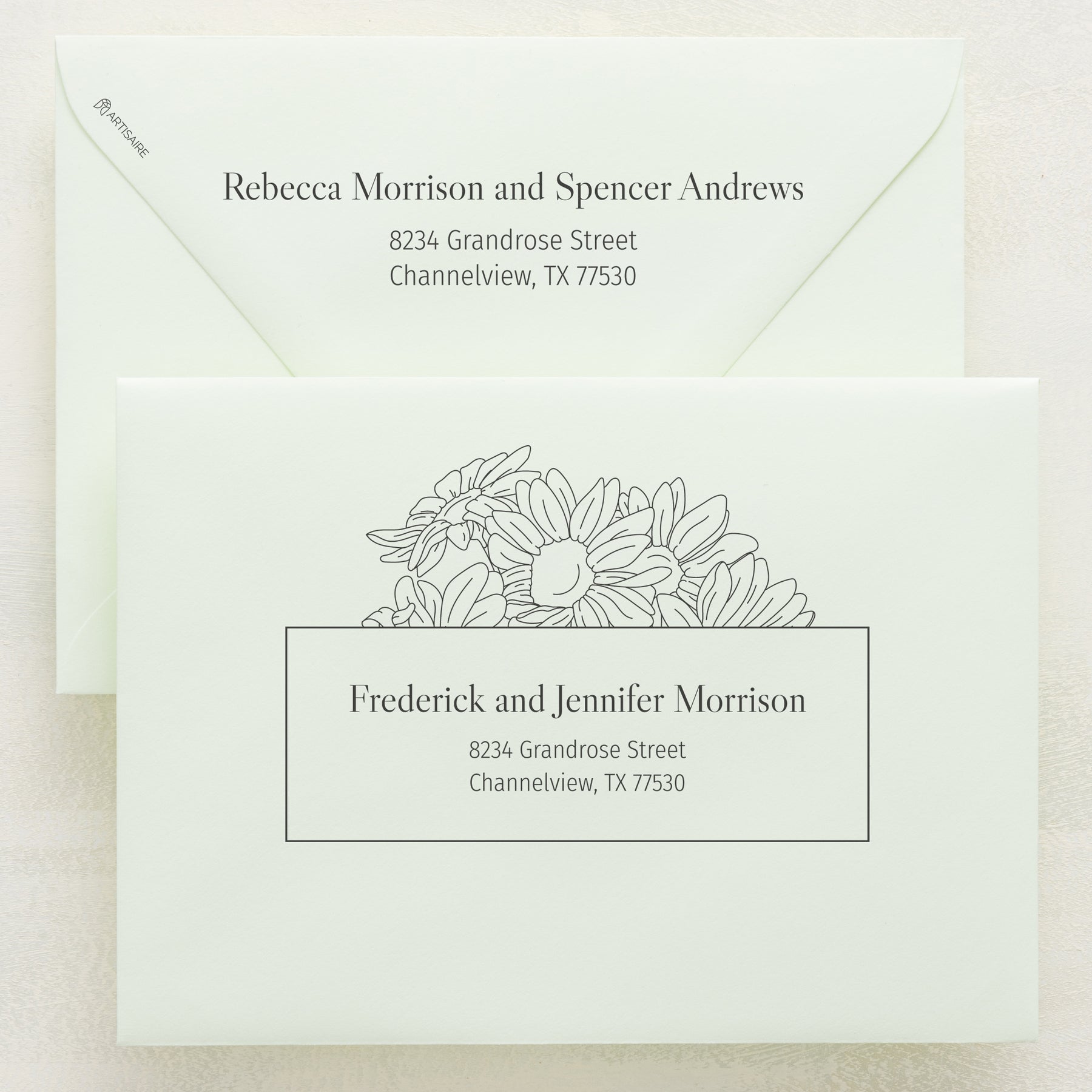 Coming Home Addressed Envelopes