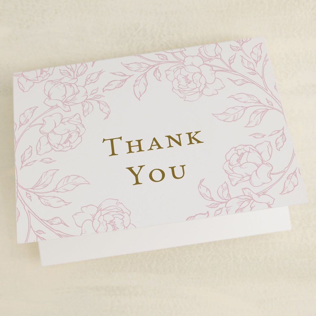 Climbing Roses Thank You Card
