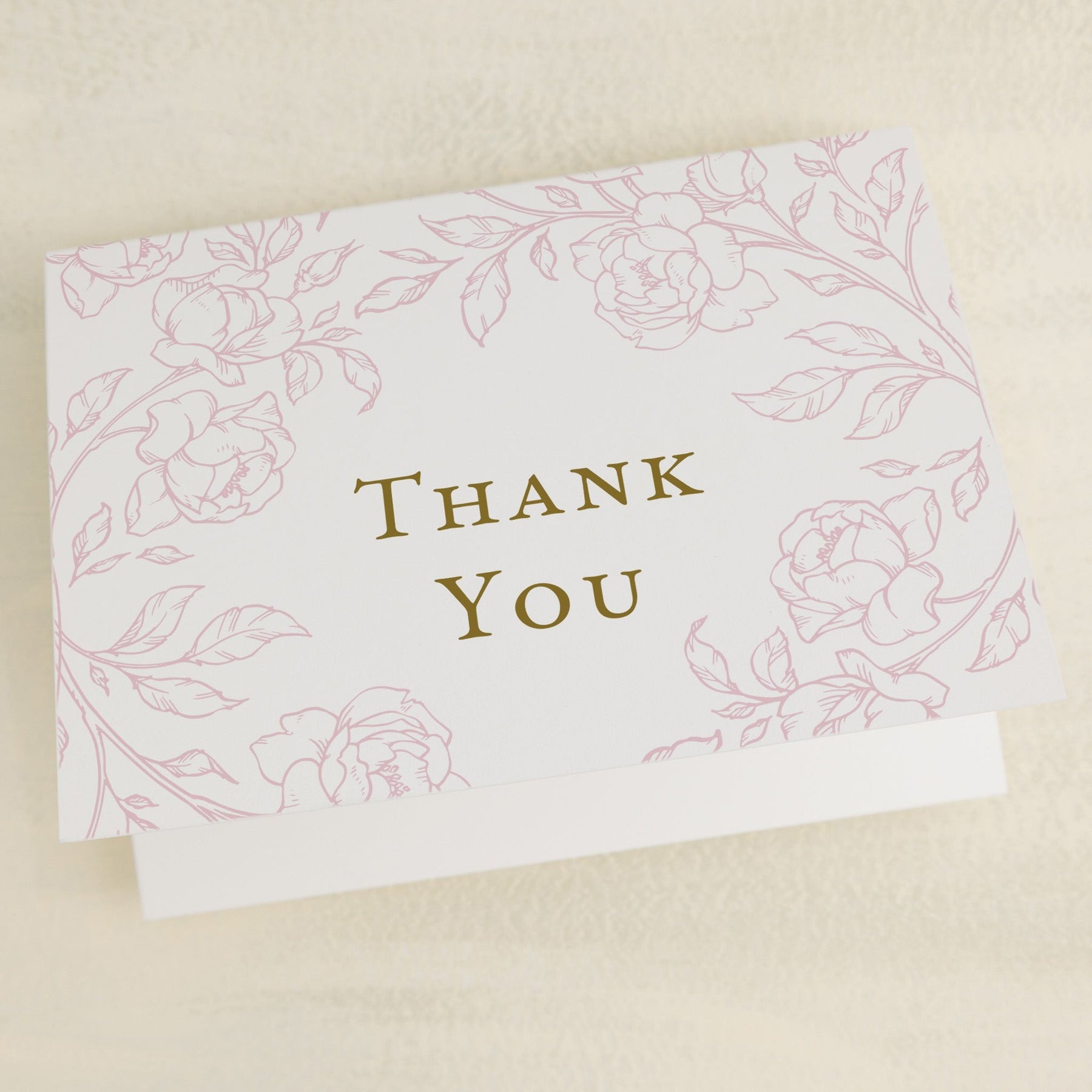 Climbing Roses Thank You Card