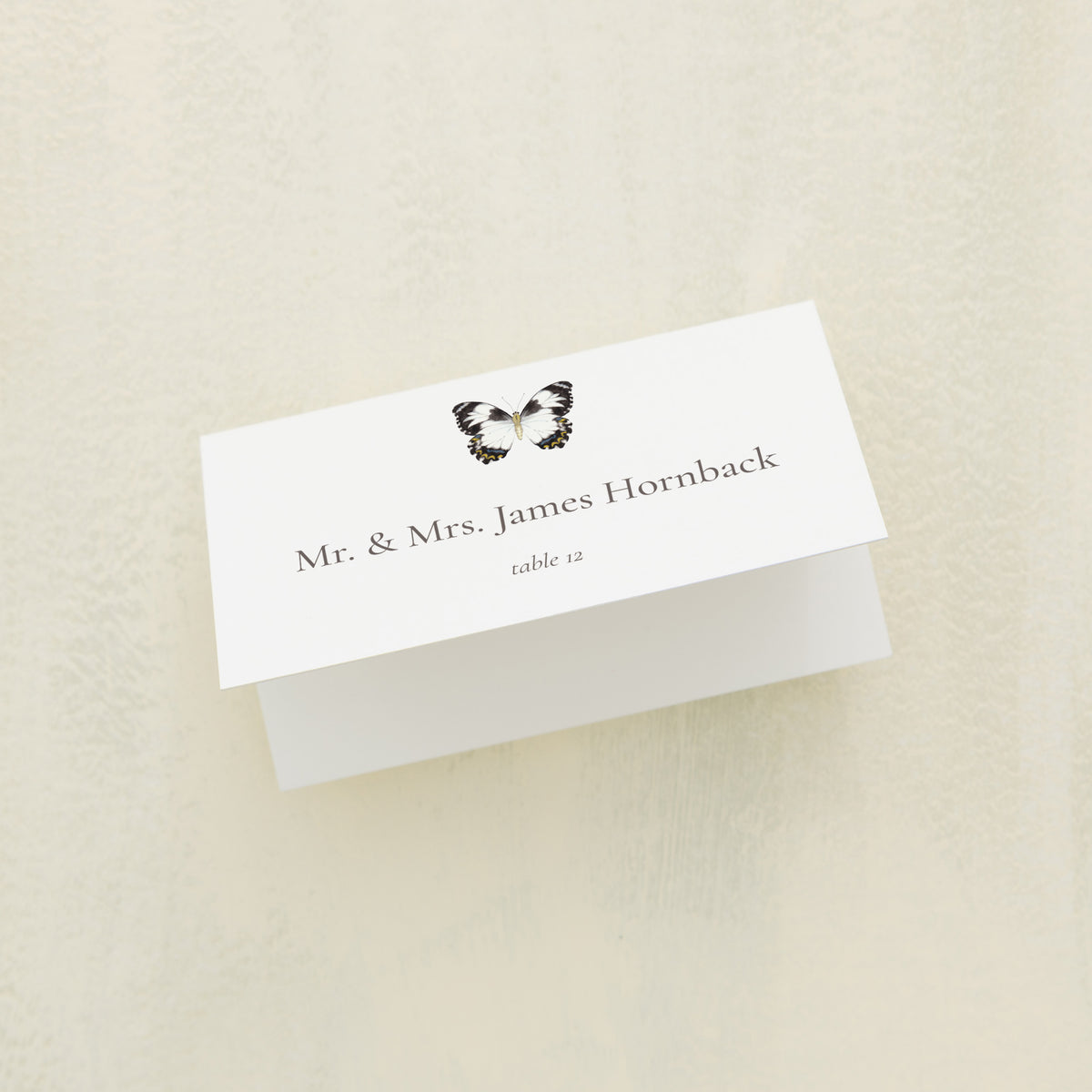 Hearts A Flutter Place Card