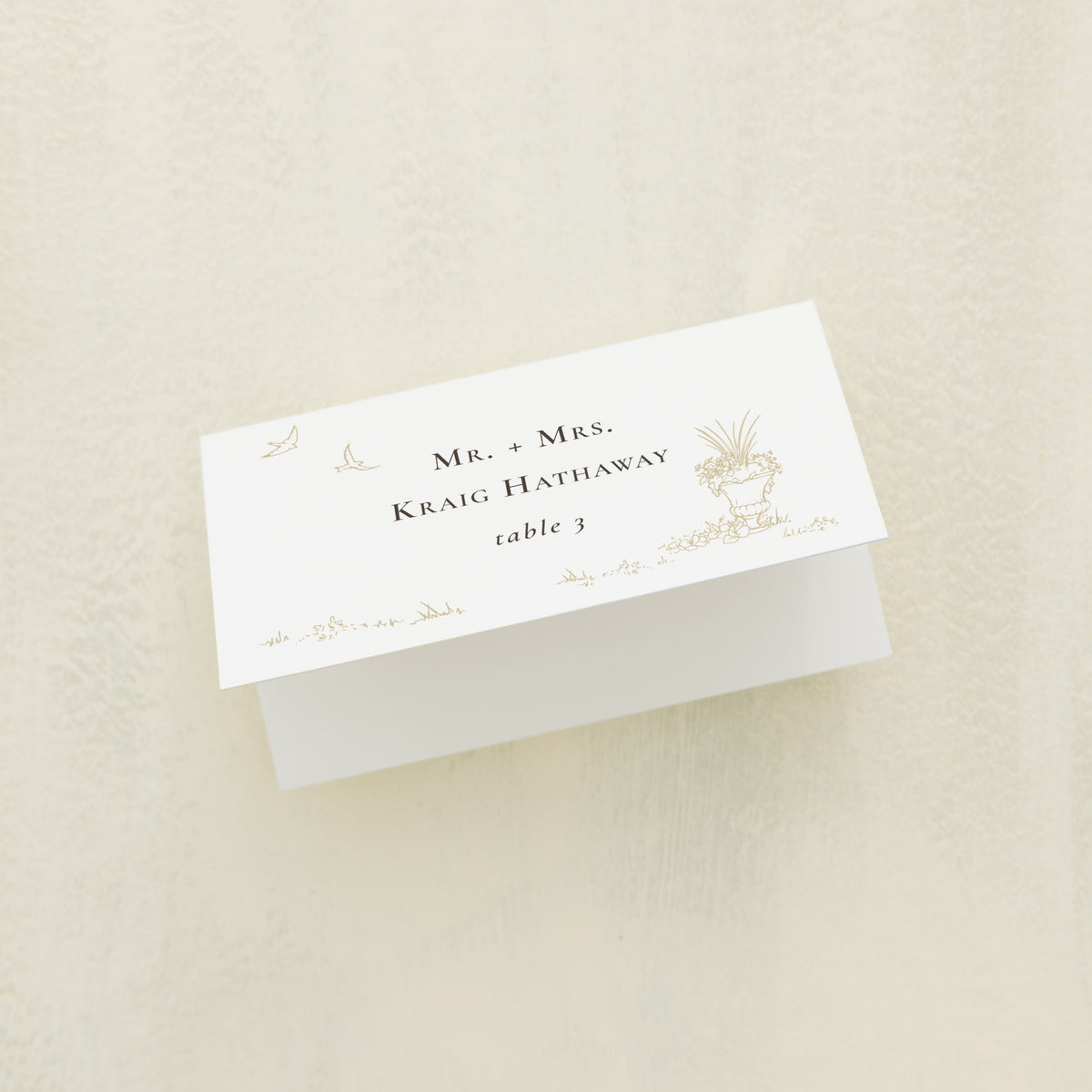 Swan Lake Place Card