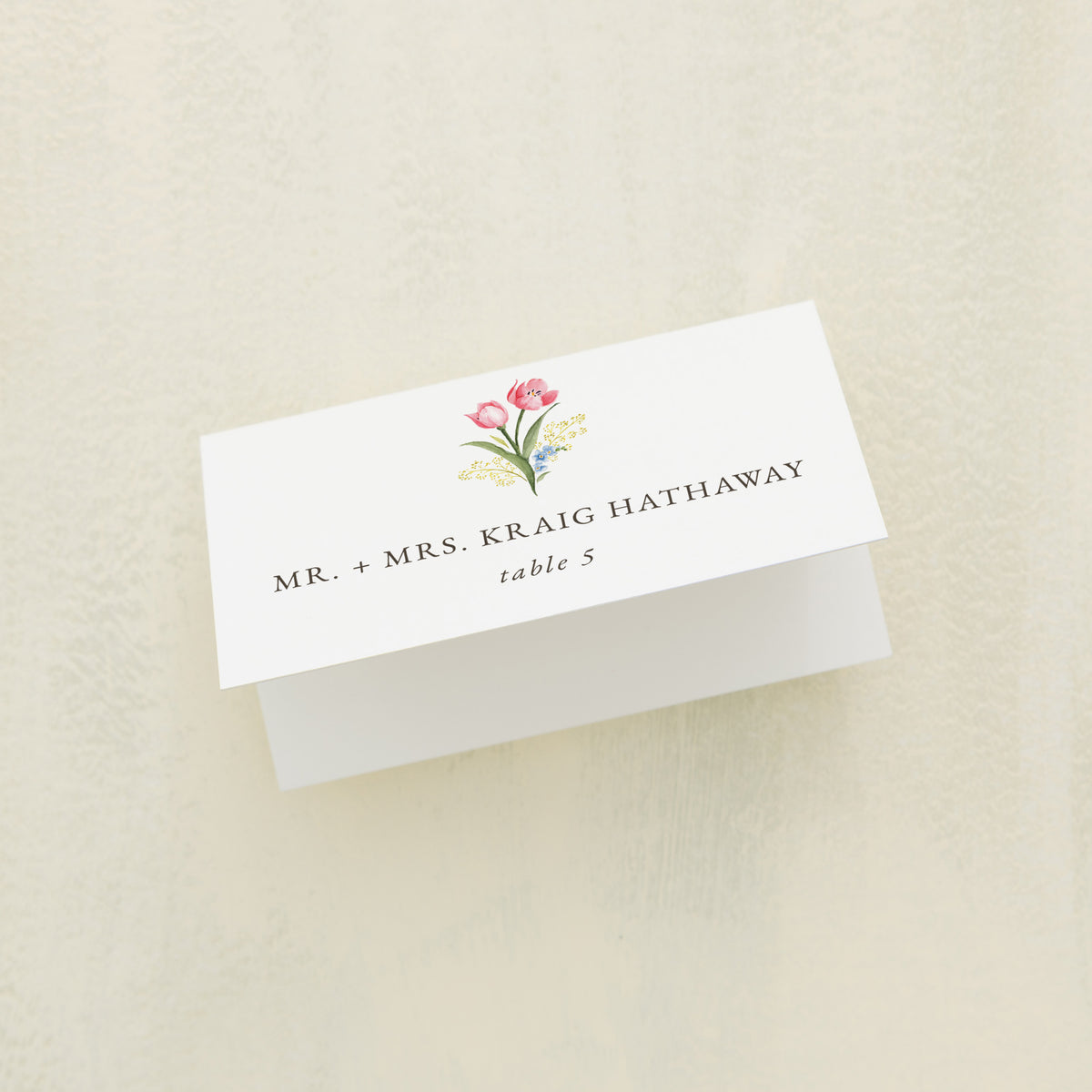 Tete A Tete Place Card