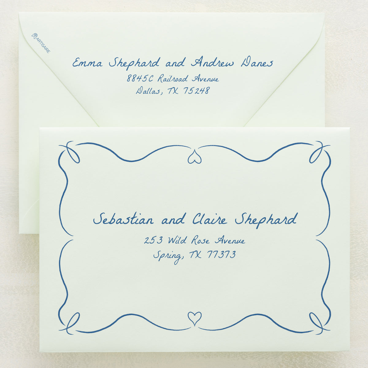 Scribble Addressed Envelopes