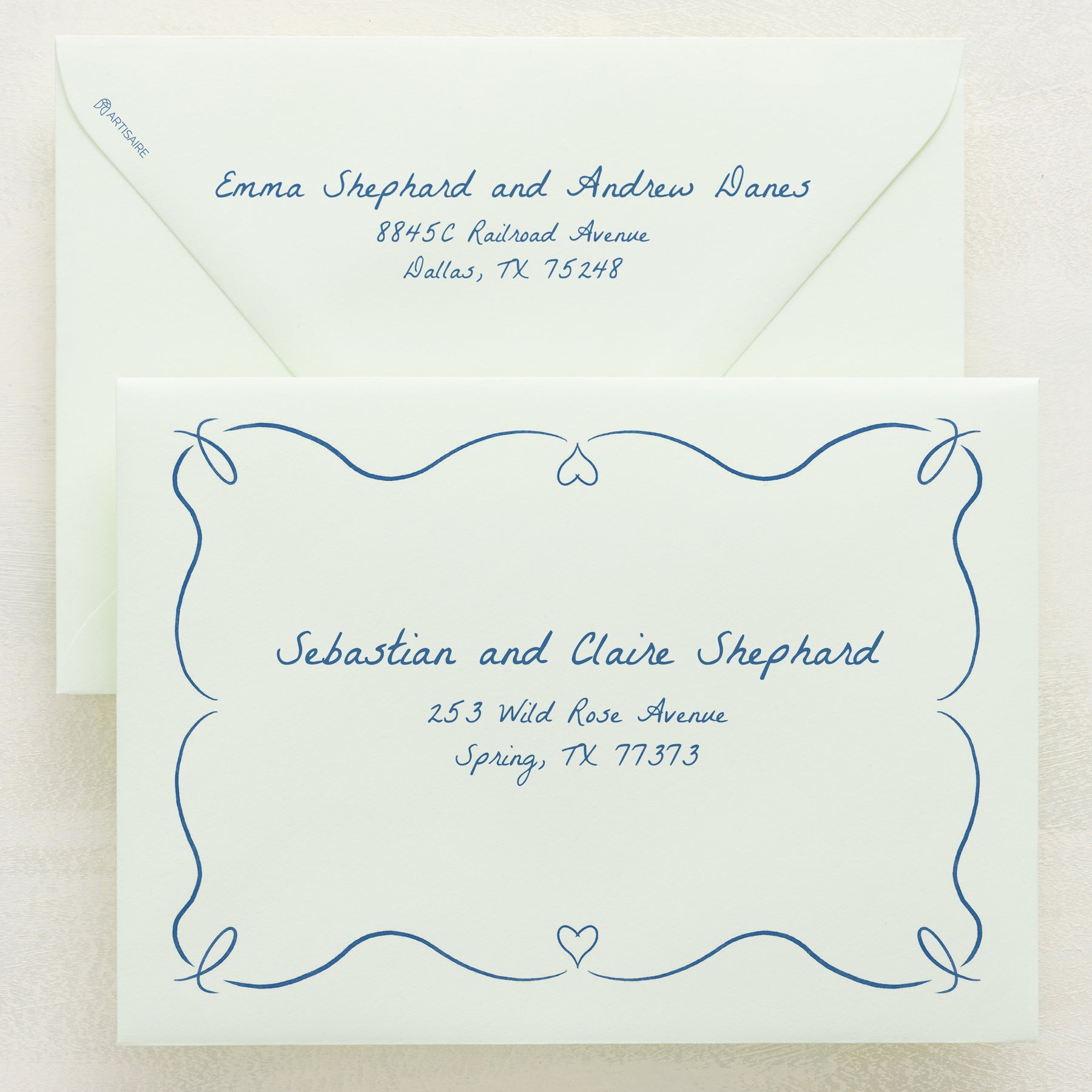 Scribble Addressed Envelopes
