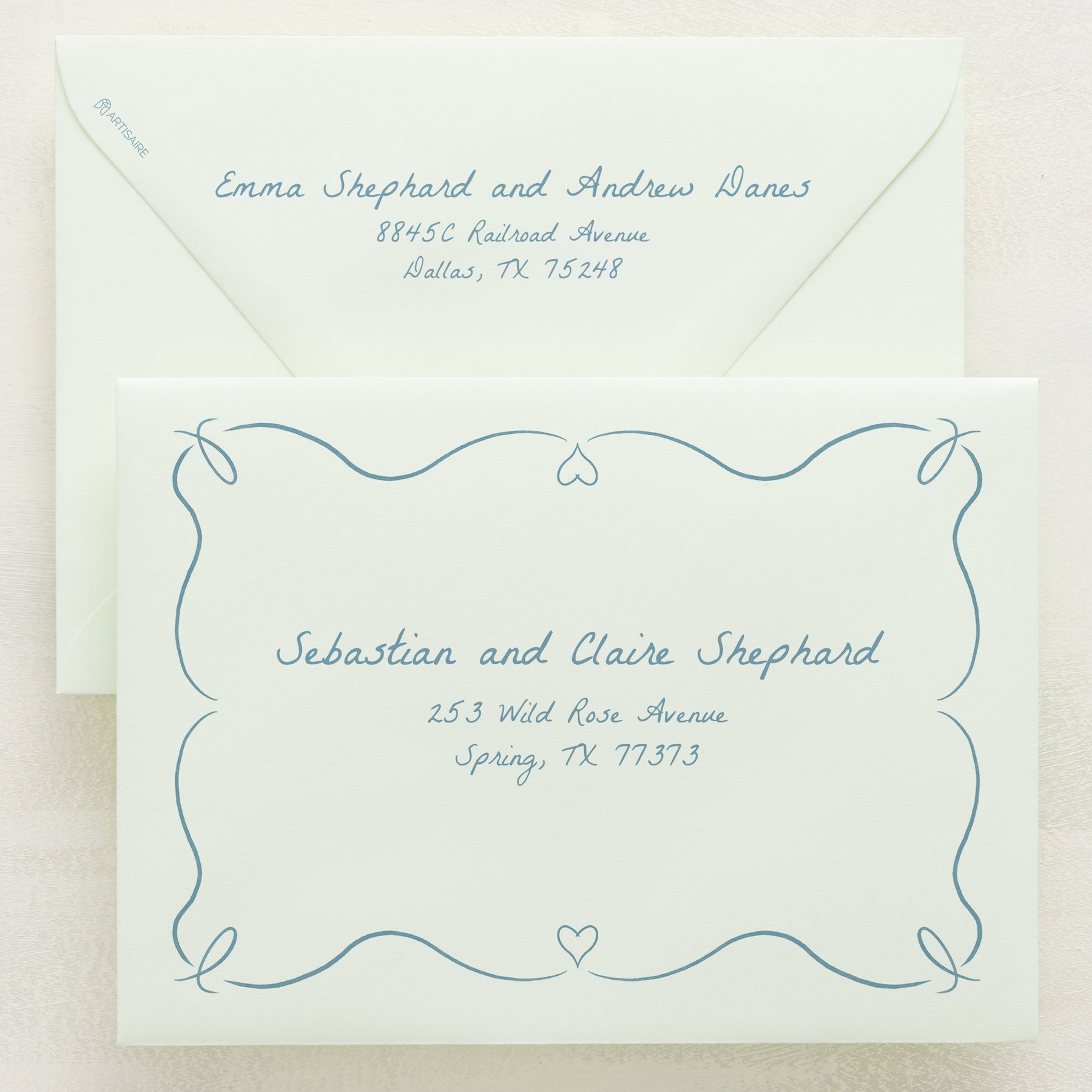 Scribble Addressed Envelopes