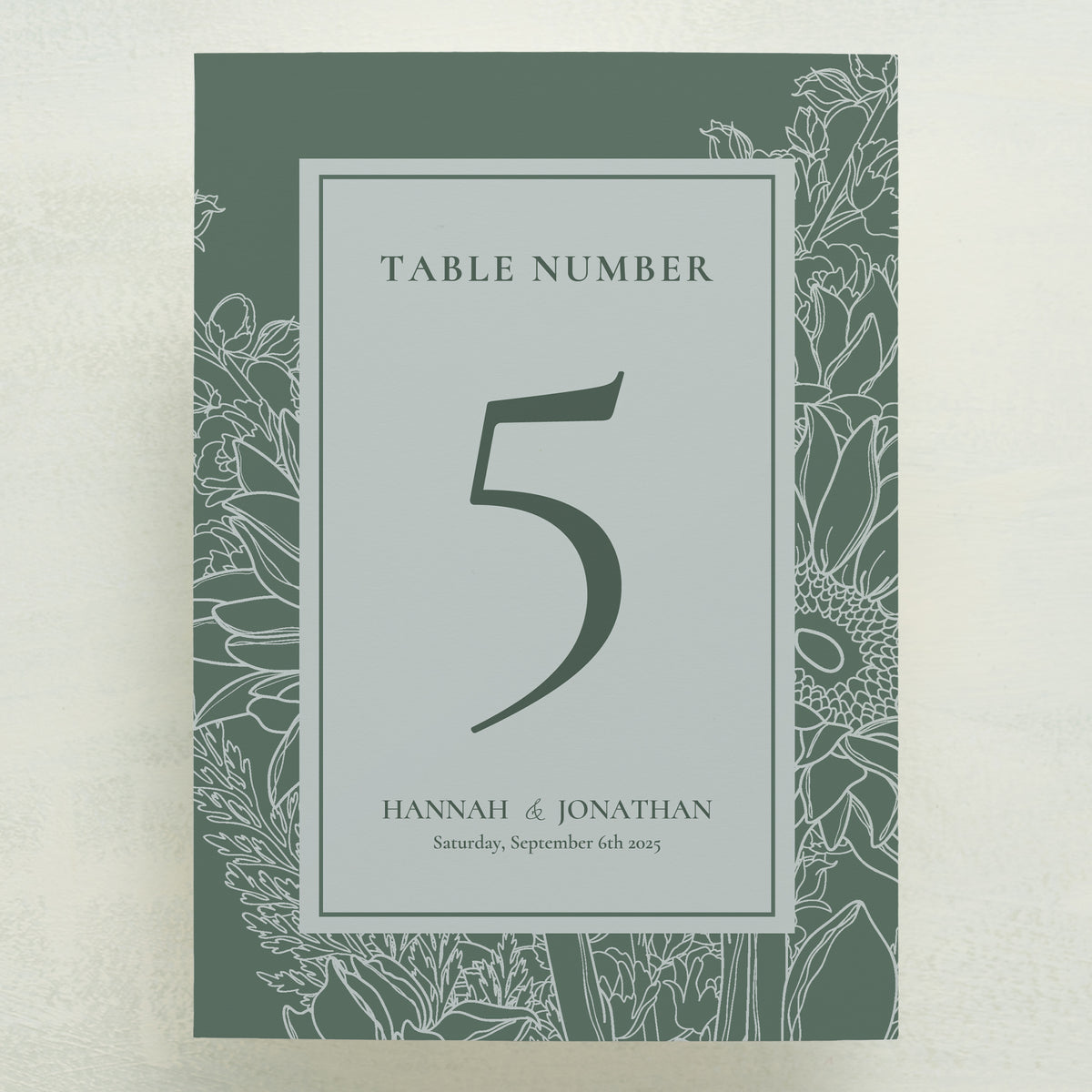 Midsummer Table Number