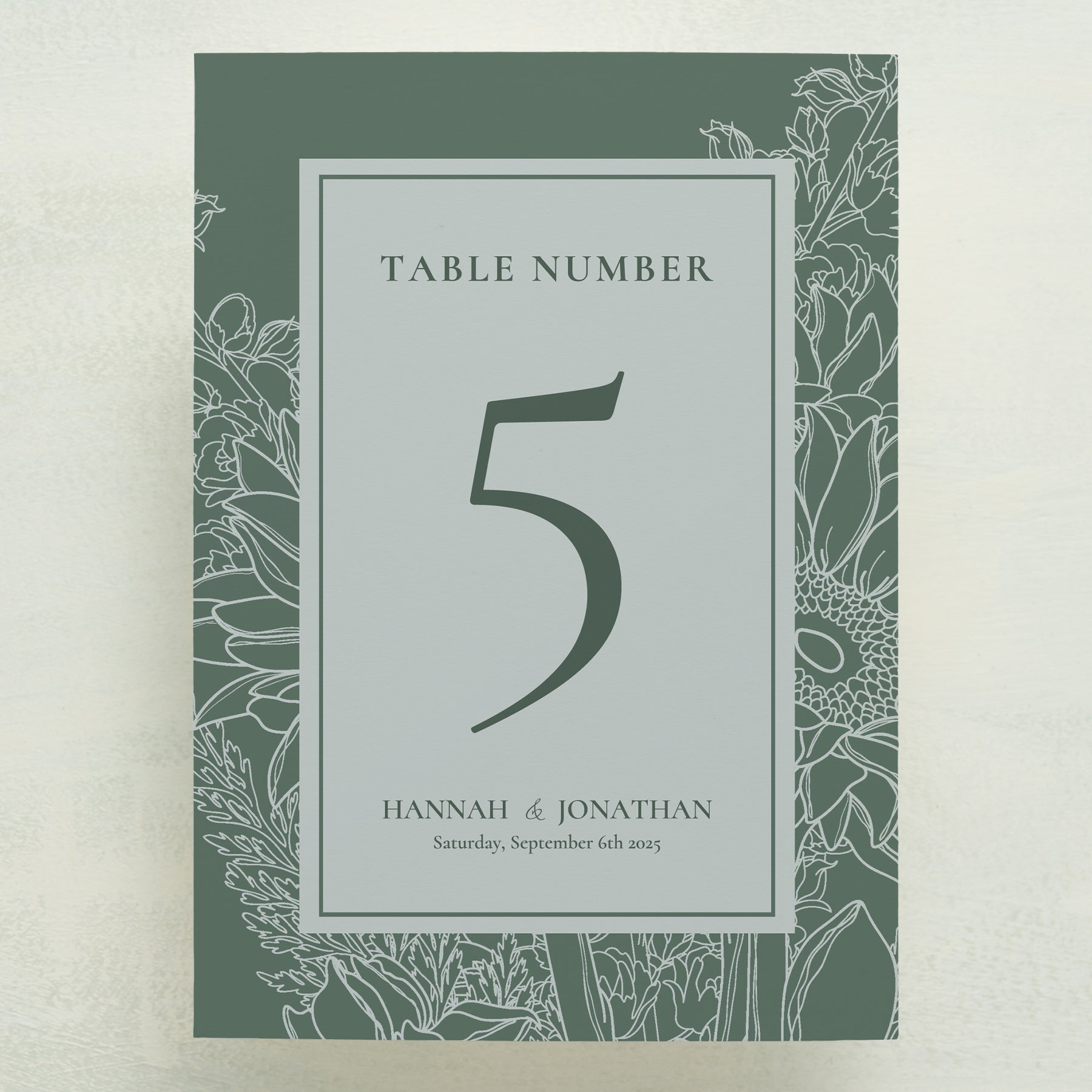 Midsummer Table Number