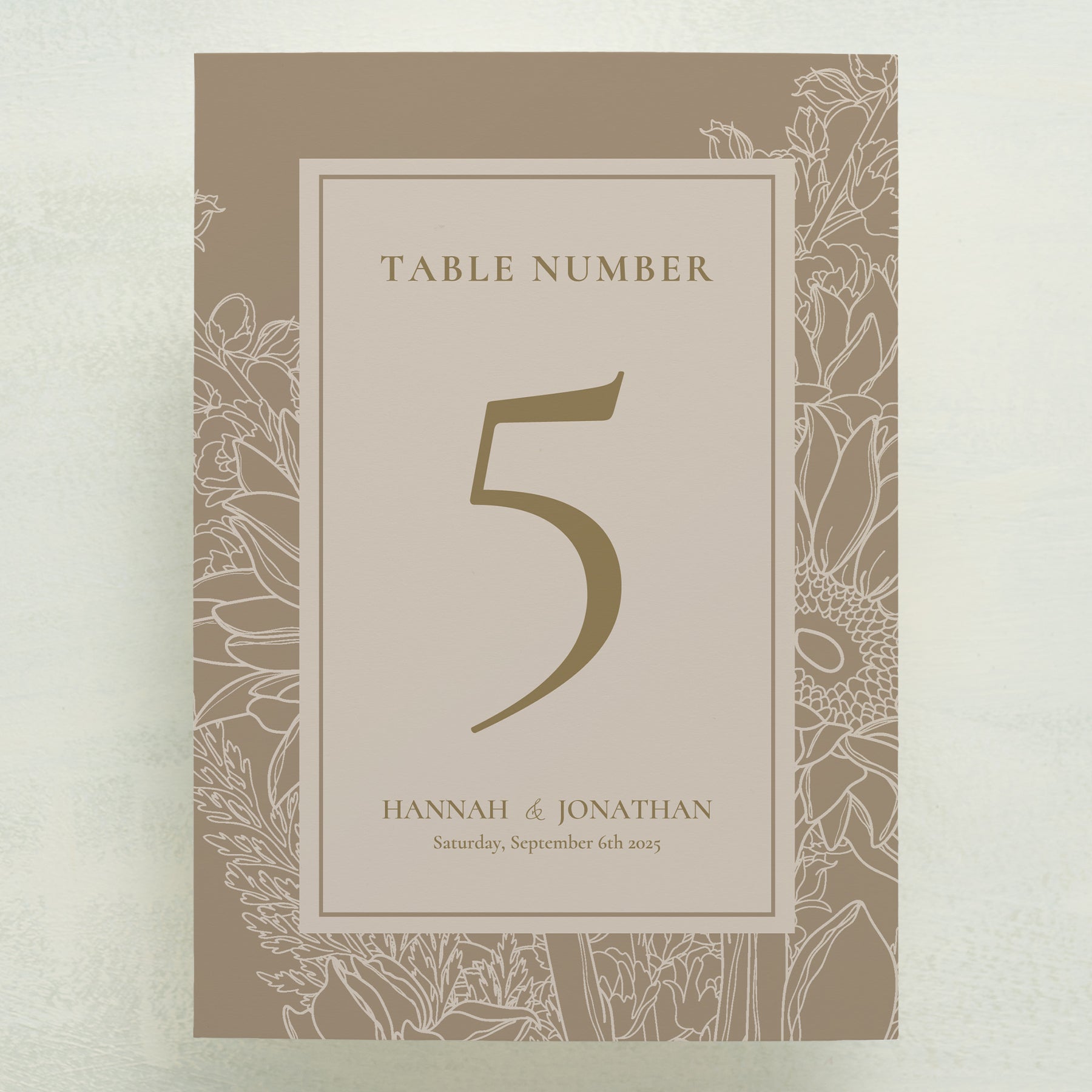 Midsummer Table Number