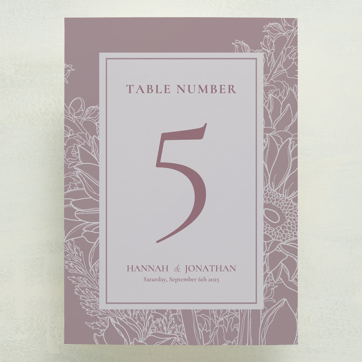 Midsummer Table Number