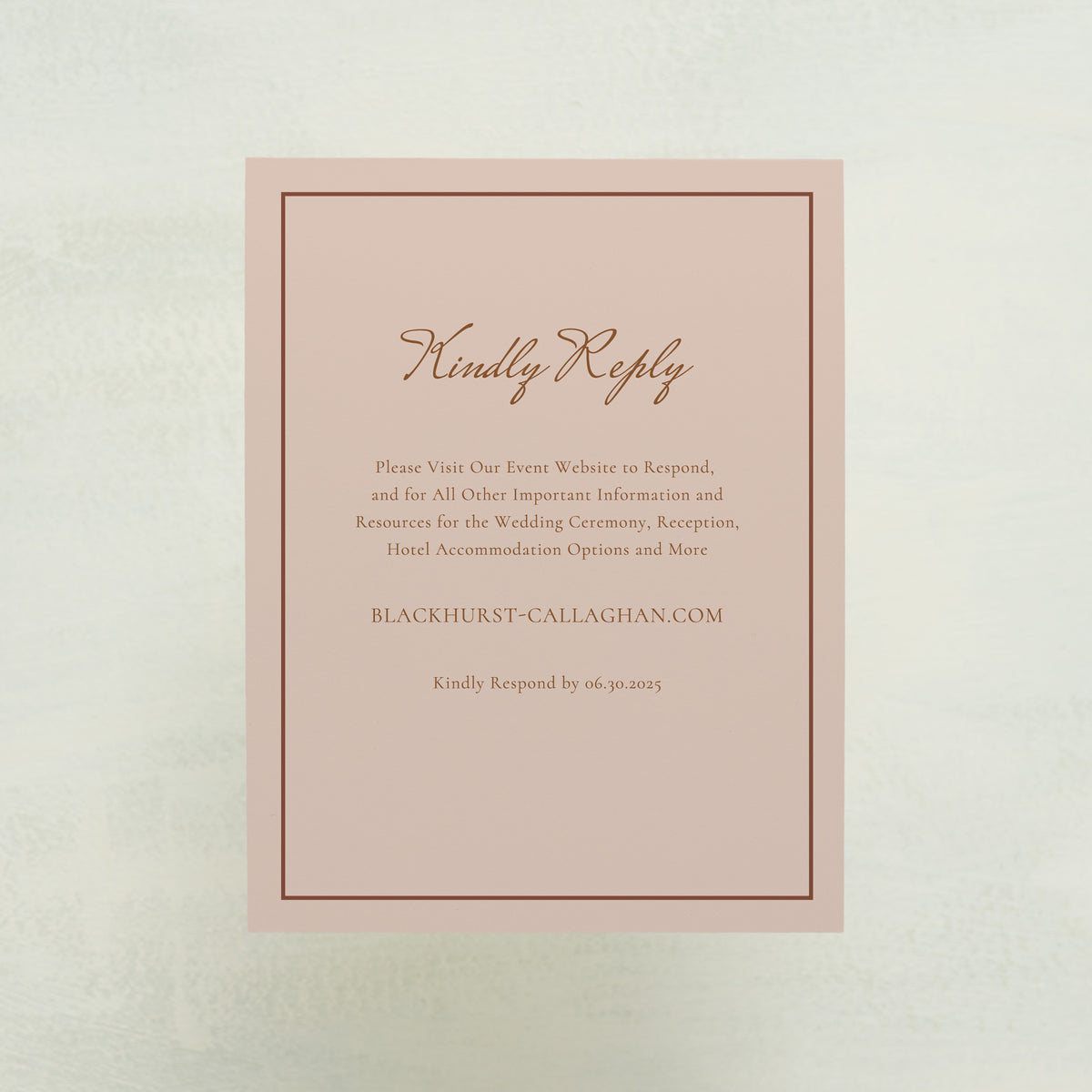 Midsummer Digital RSVP Card