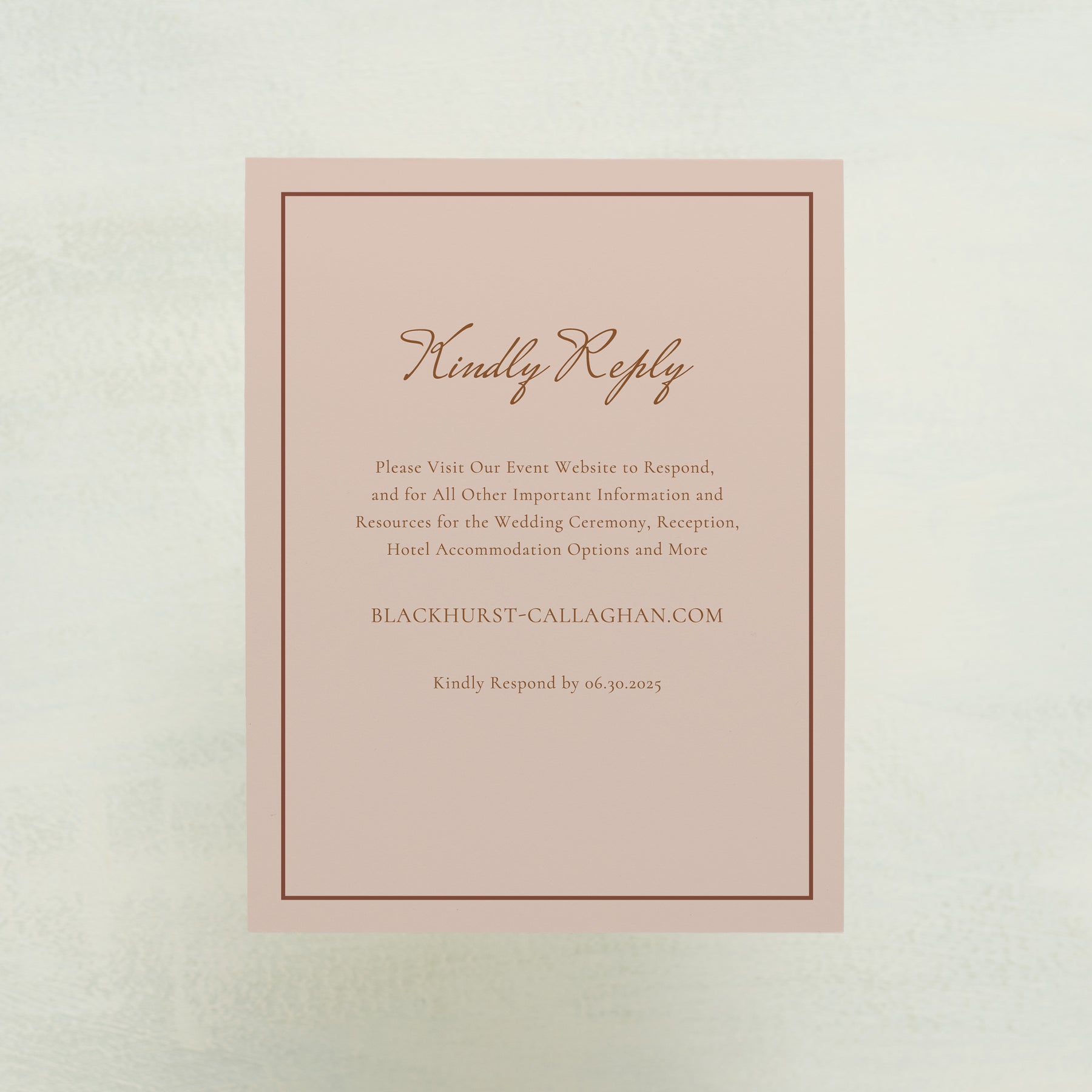 Midsummer Digital RSVP Card