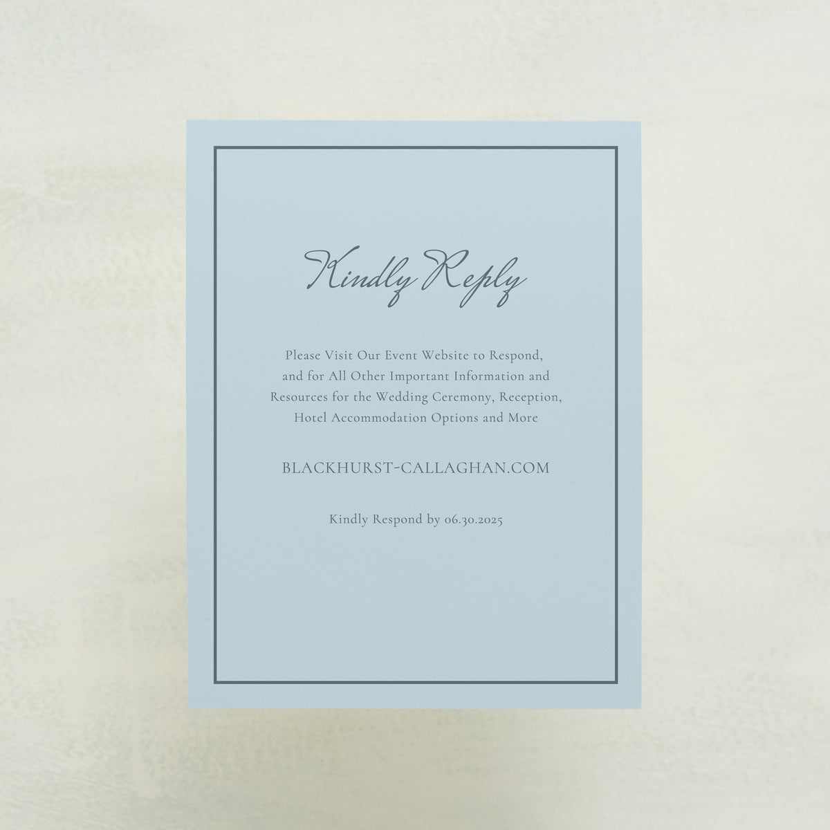 Midsummer Digital RSVP Card