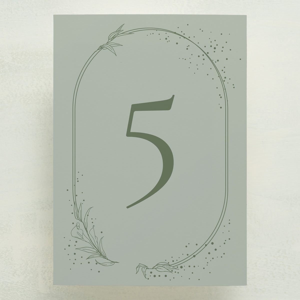 Full Bloom Table Number