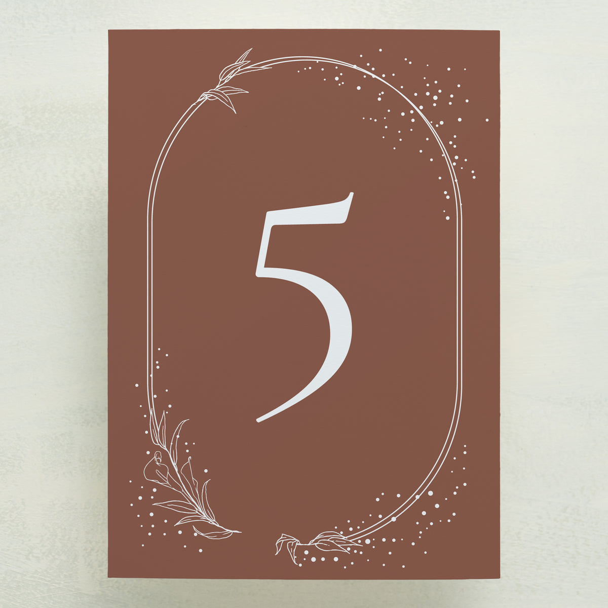 Full Bloom Table Number