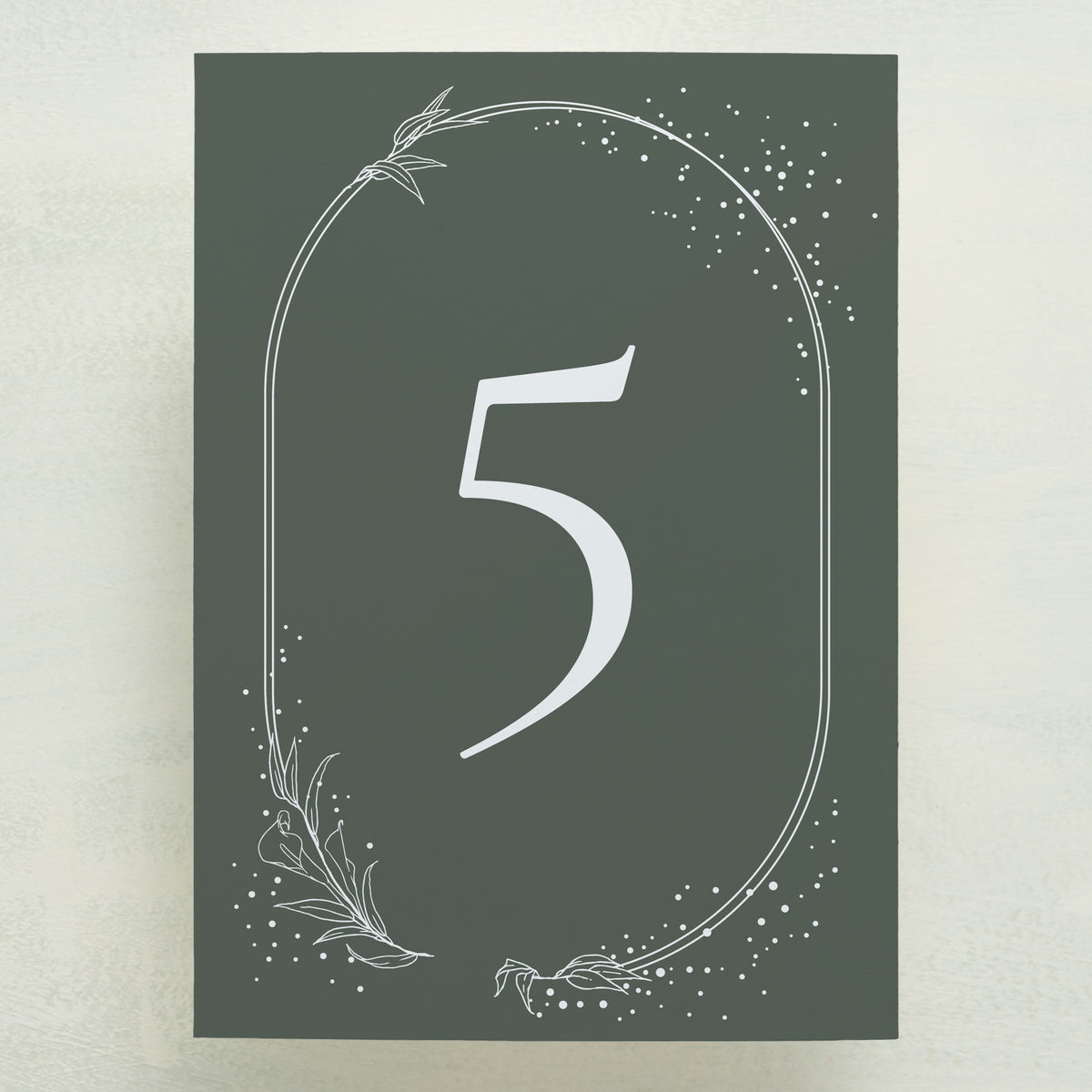 Full Bloom Table Number