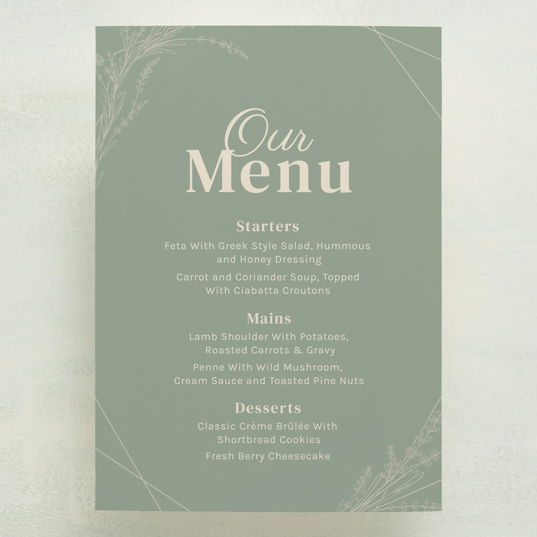 Boundless Menu