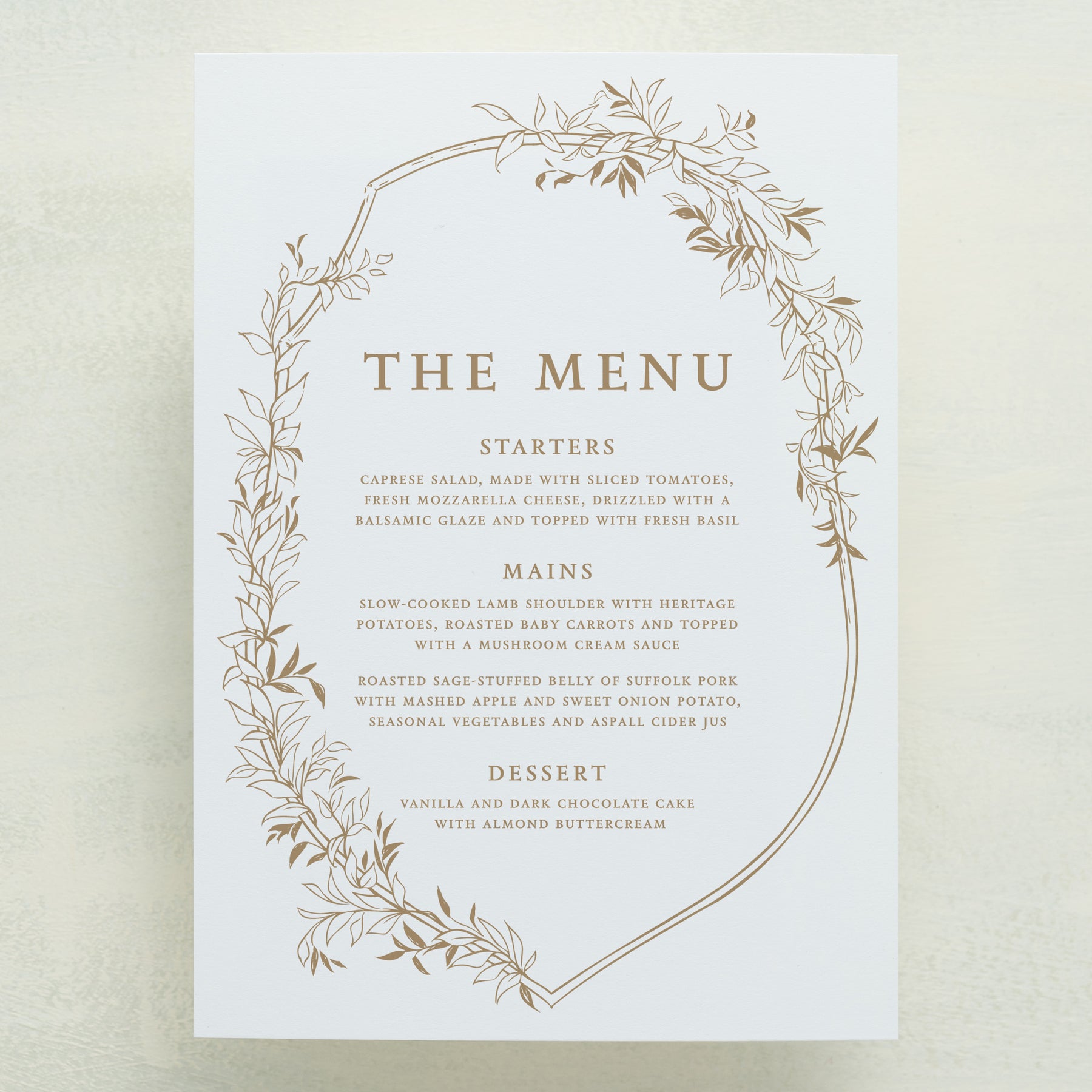 Monarch Menu