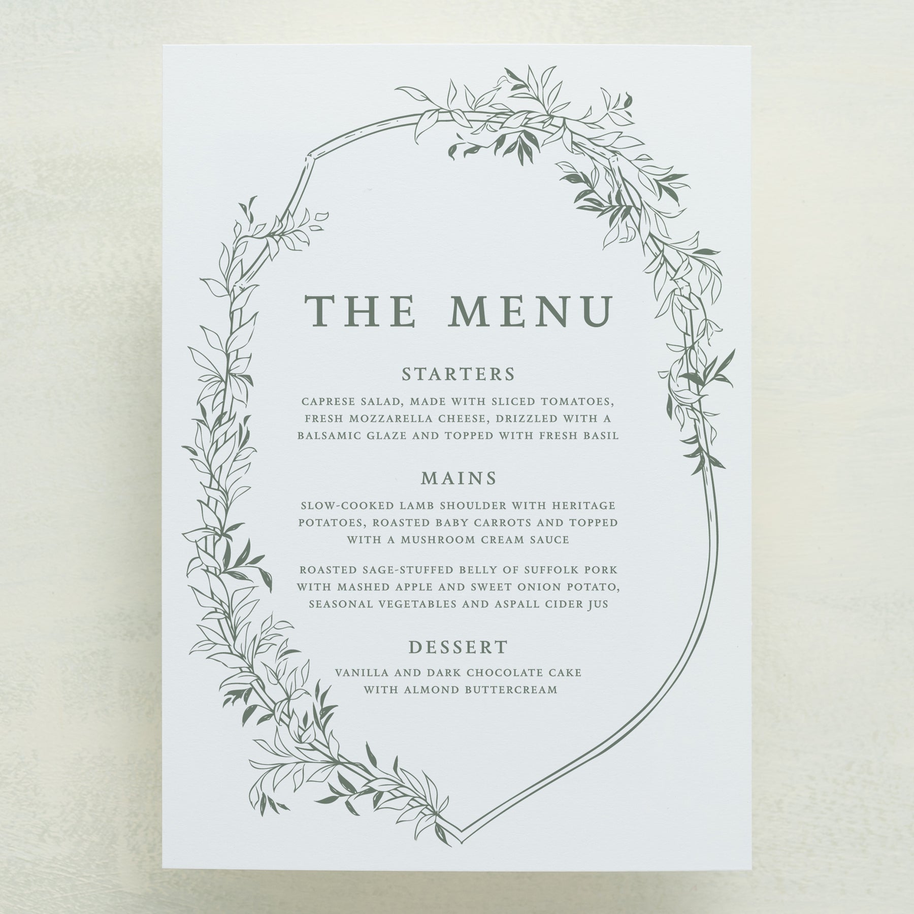Monarch Menu