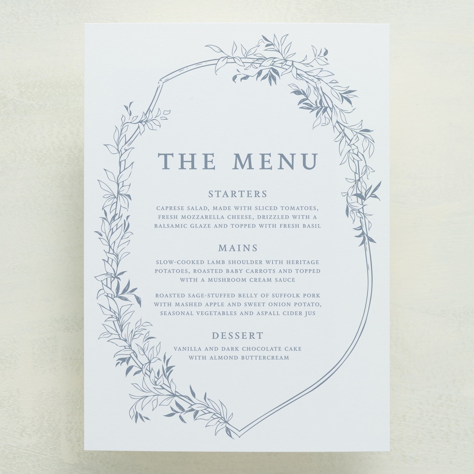 Monarch Menu