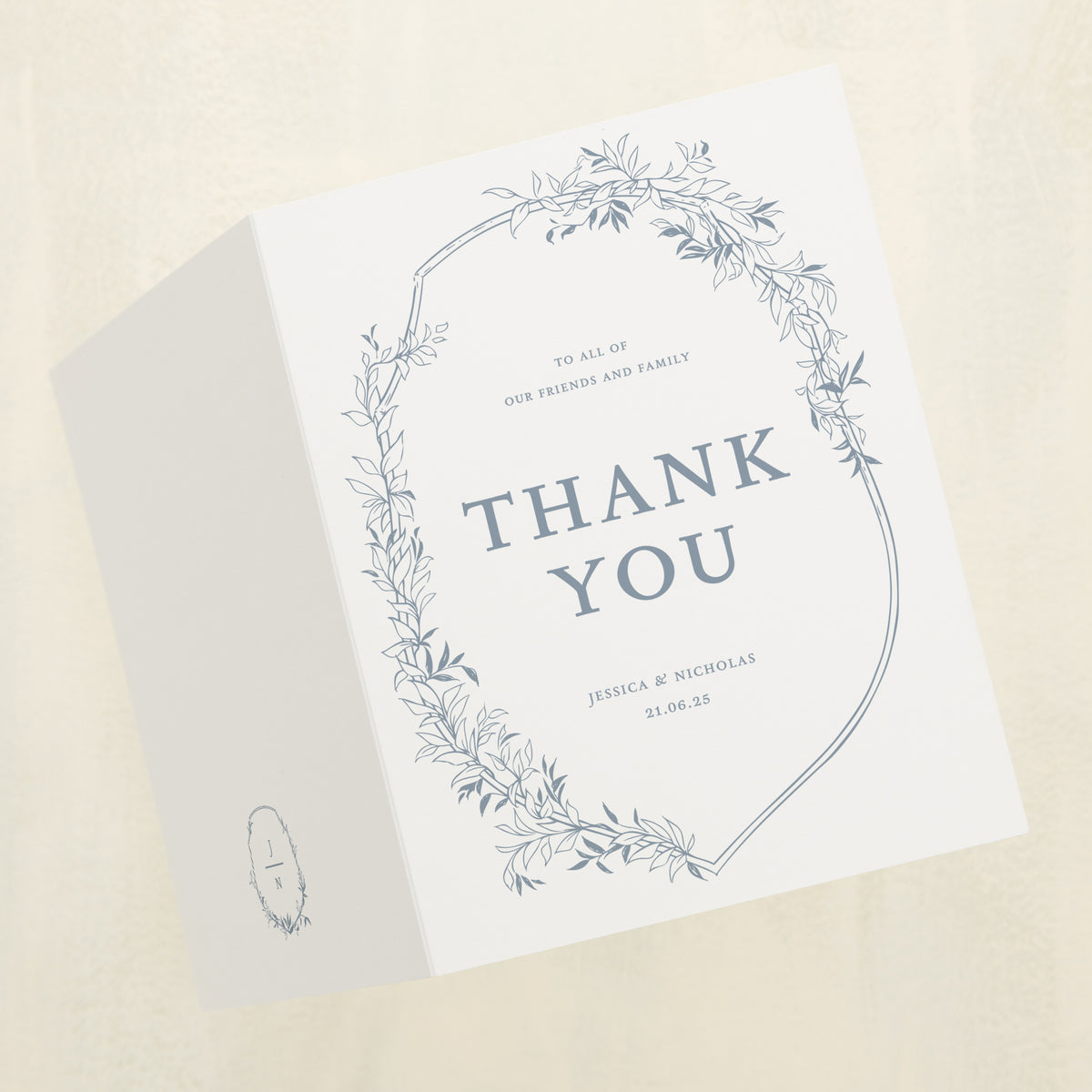 Monarch Thank You Card