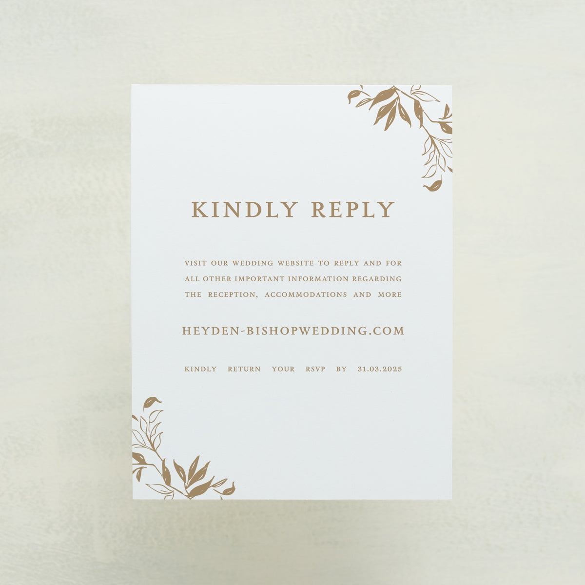 Monarch Digital RSVP Card