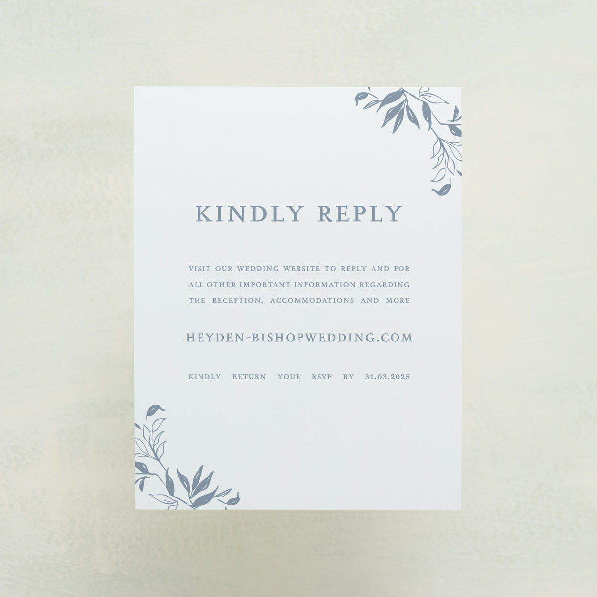 Monarch Digital RSVP Card