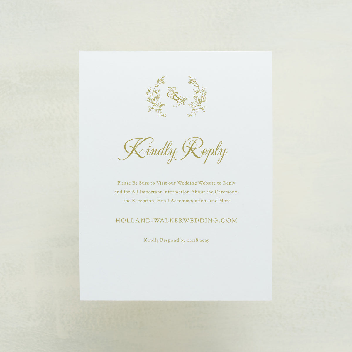 Promenade Digital RSVP Card