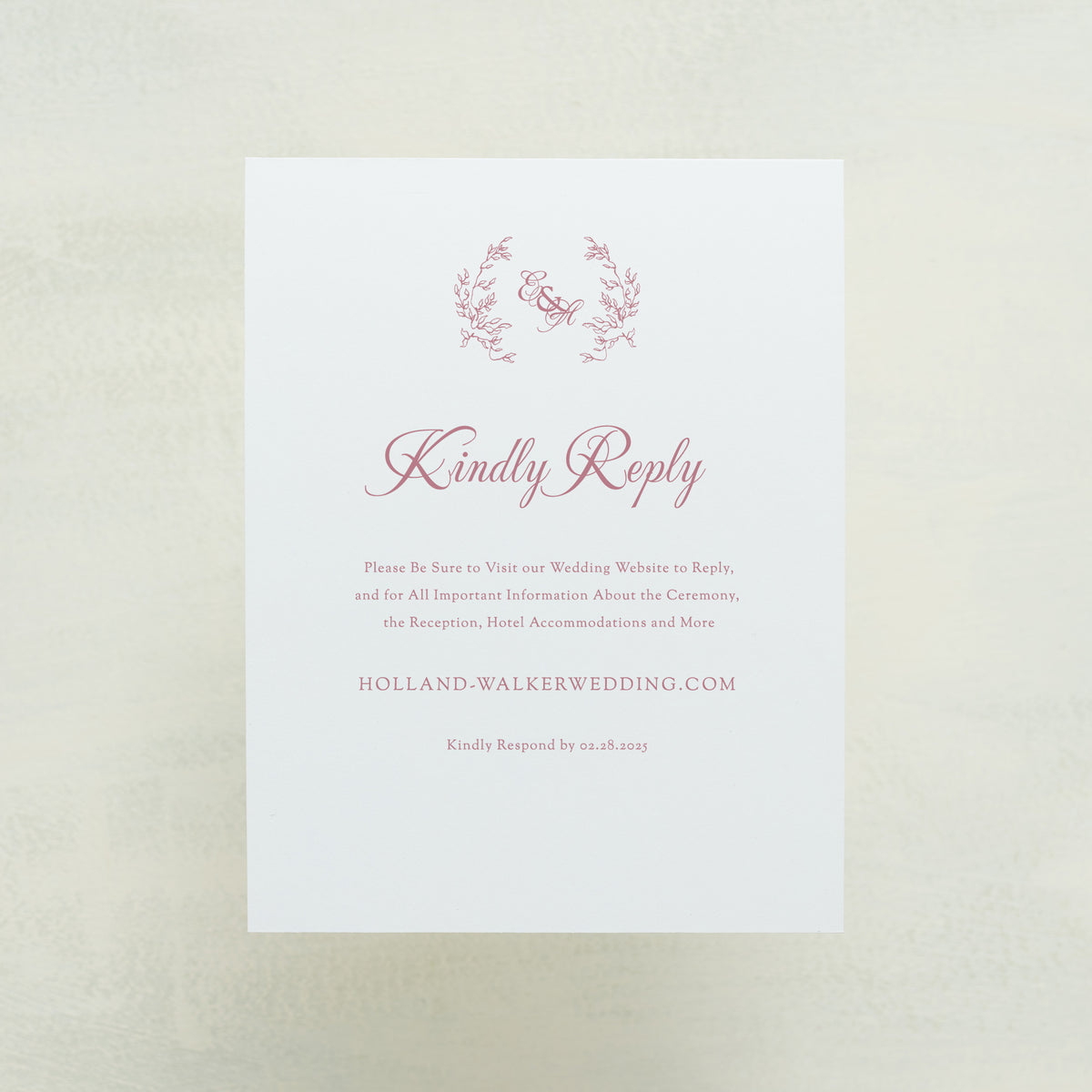 Promenade Digital RSVP Card