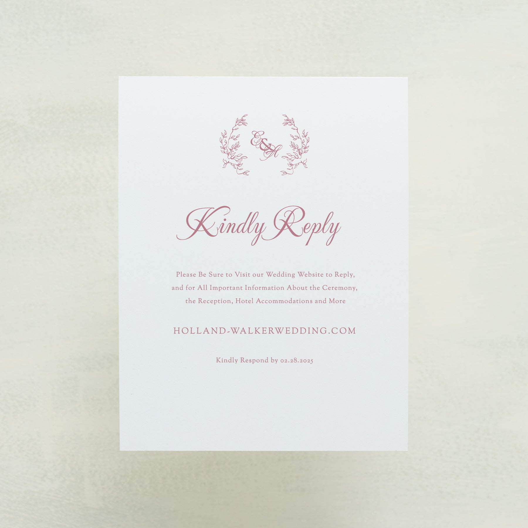 Promenade Digital RSVP Card