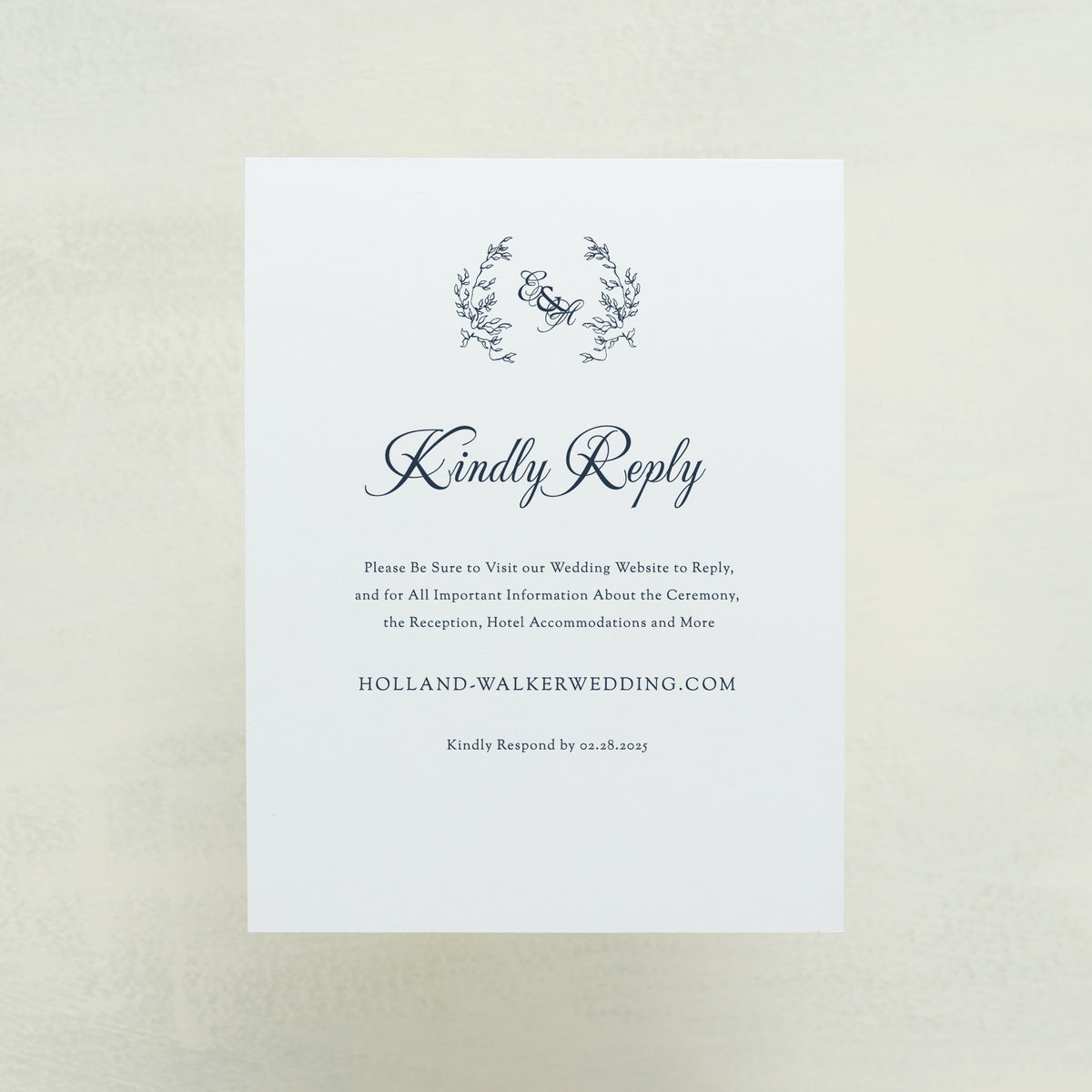 Promenade Digital RSVP Card