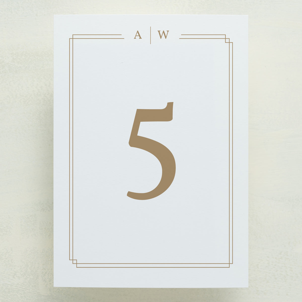 Always Traditional Table Number