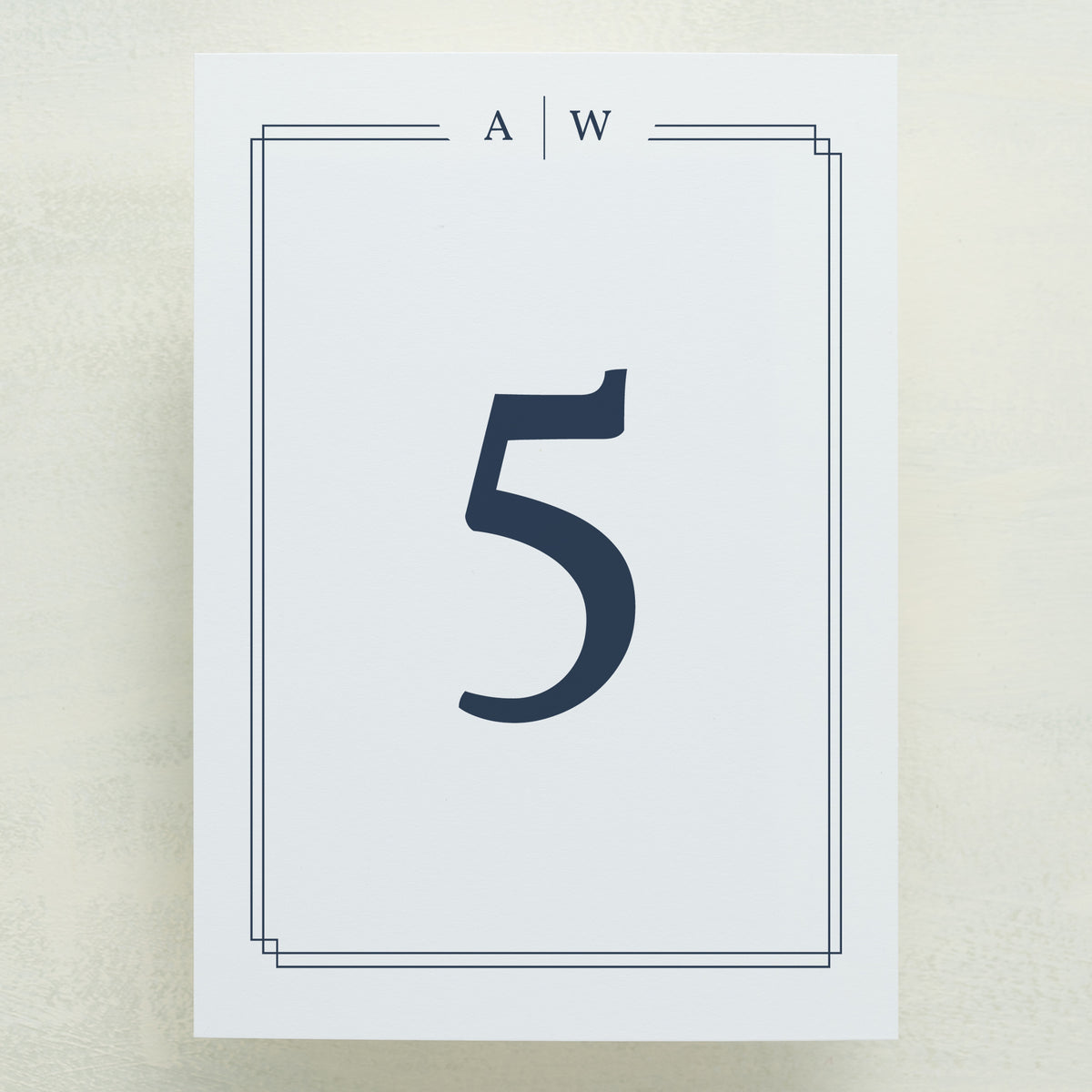 Always Traditional Table Number